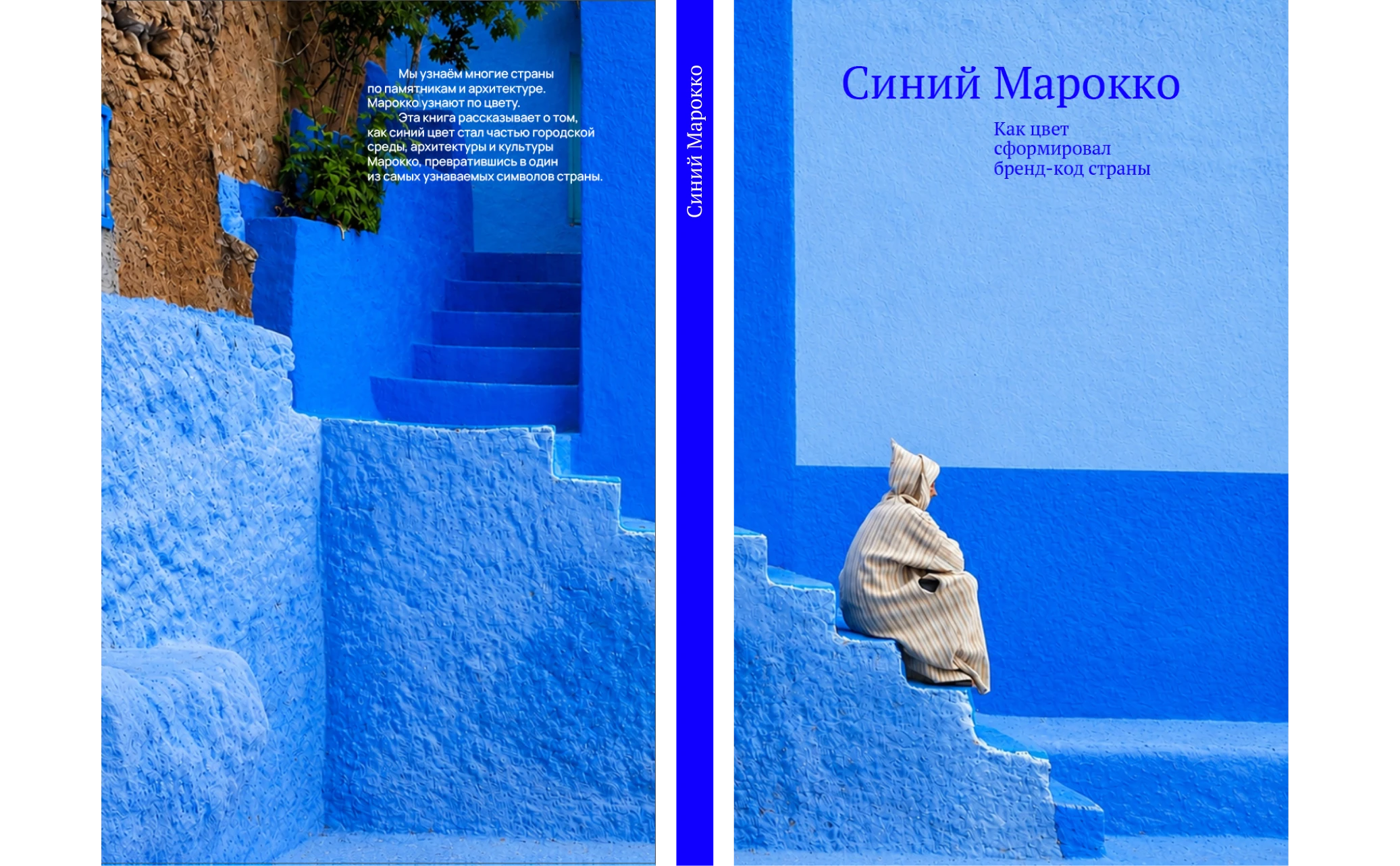 Синий Марокко | Дизайн книги — Изображение №1 — Графика на Dprofile