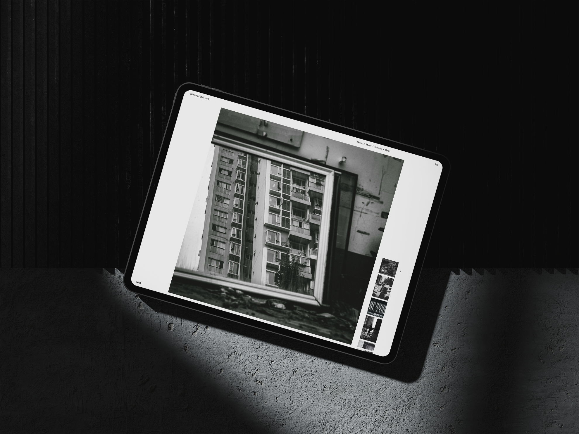 Ilya Marceau. Photographer portfolio  website concept — Изображение №5 — Интерфейсы на Dprofile