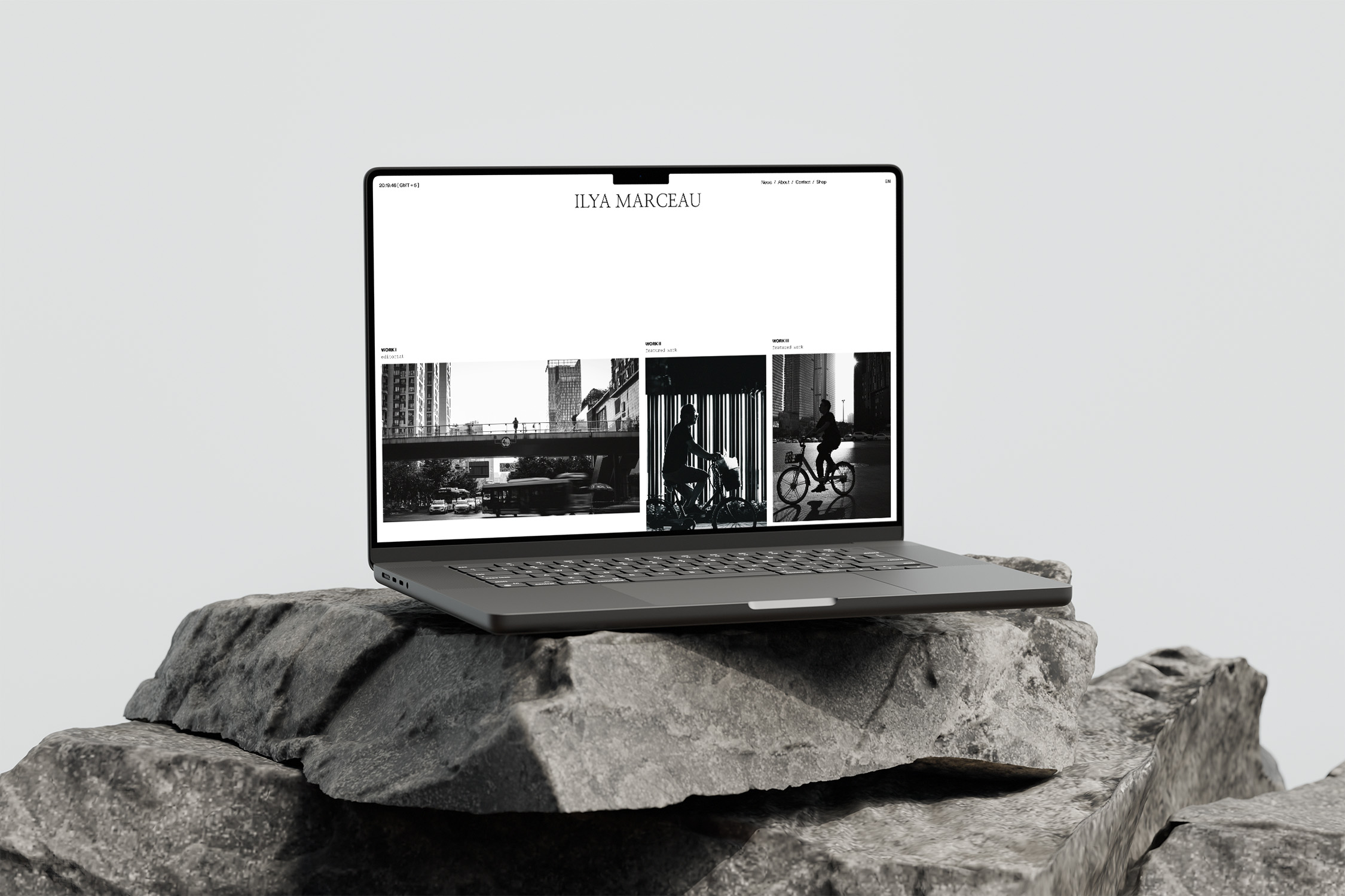 Ilya Marceau. Photographer portfolio  website concept — Изображение №3 — Интерфейсы на Dprofile