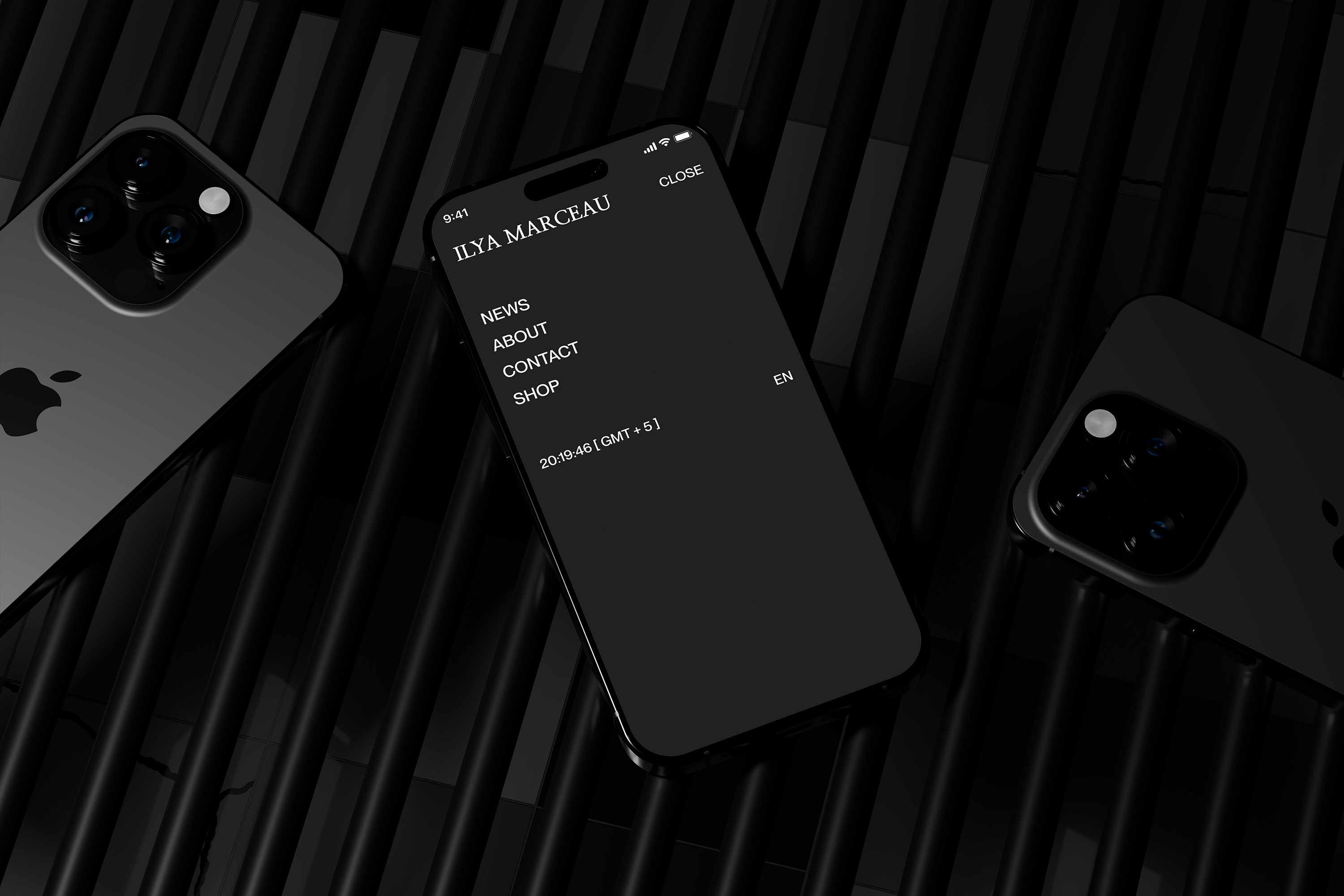 Ilya Marceau. Photographer portfolio  website concept — Изображение №7 — Интерфейсы на Dprofile