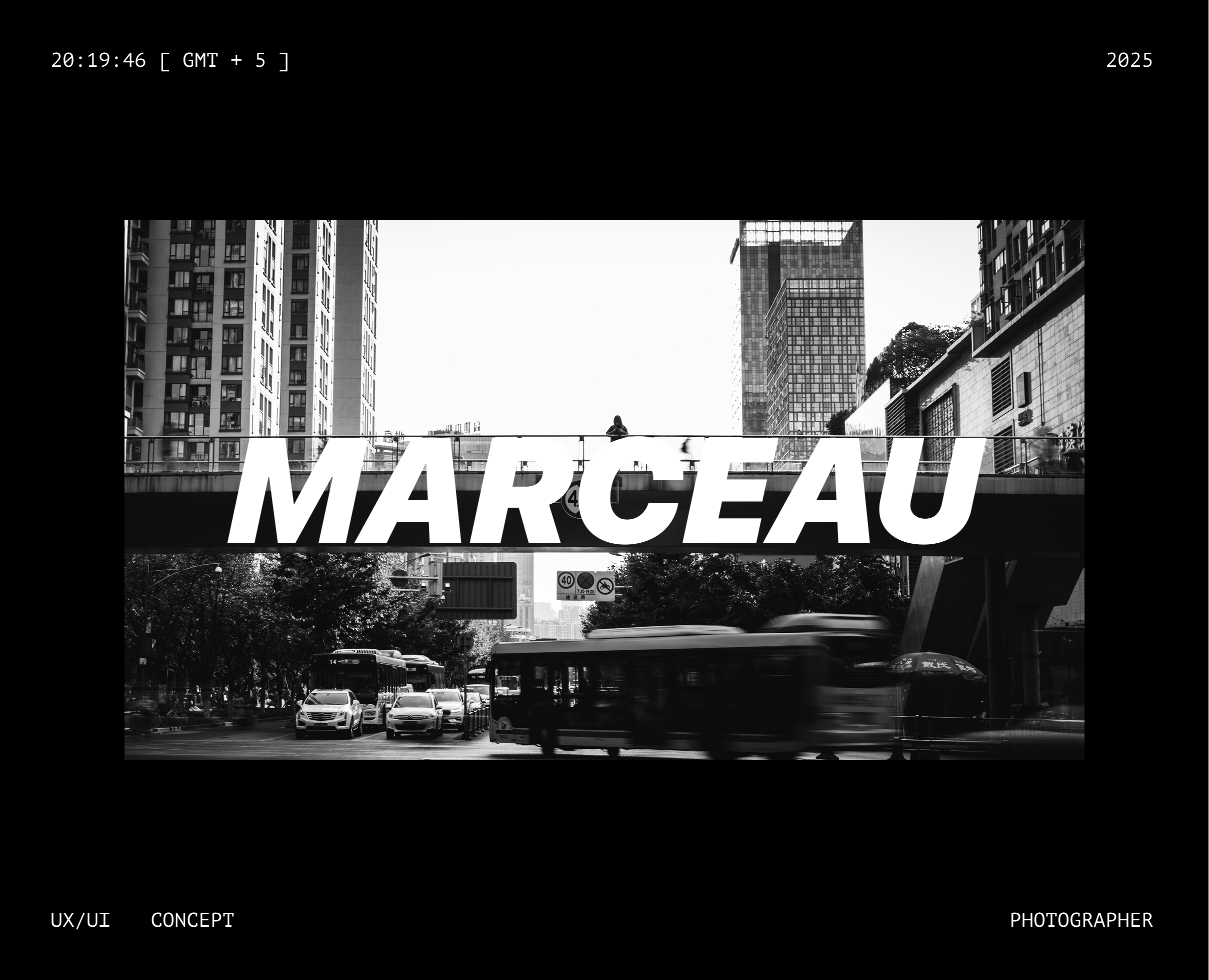 Ilya Marceau. Photographer portfolio  website concept на Dprofile