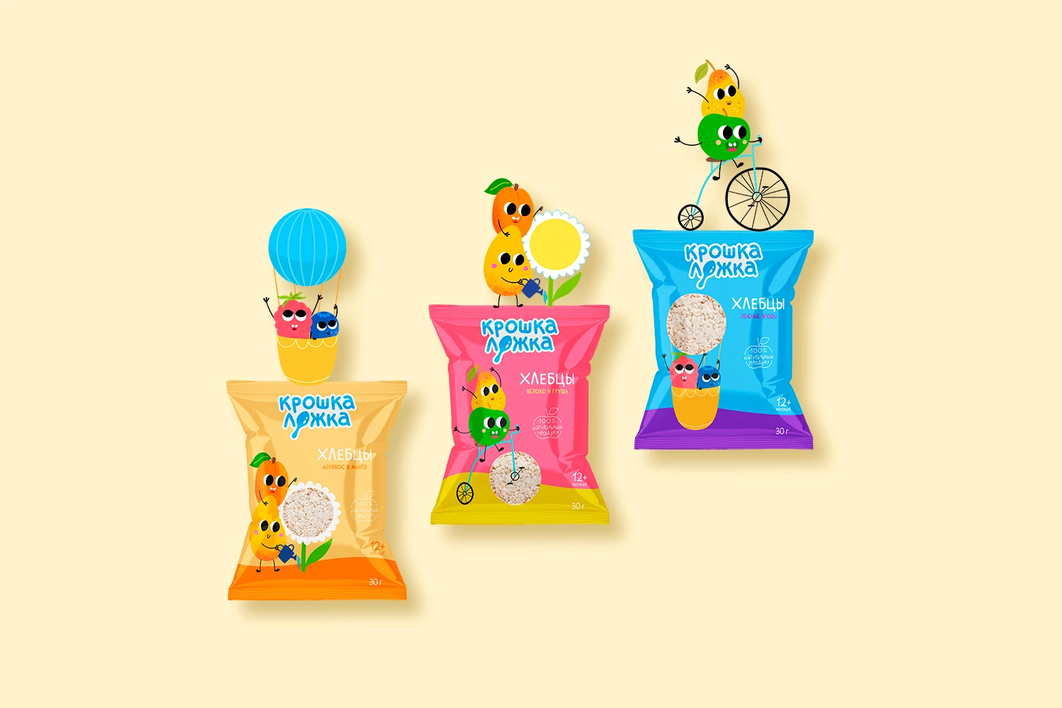 Крошка Ложка | Упаковка | Packaging | Branding — Изображение №6 — Брендинг, Иллюстрация на Dprofile