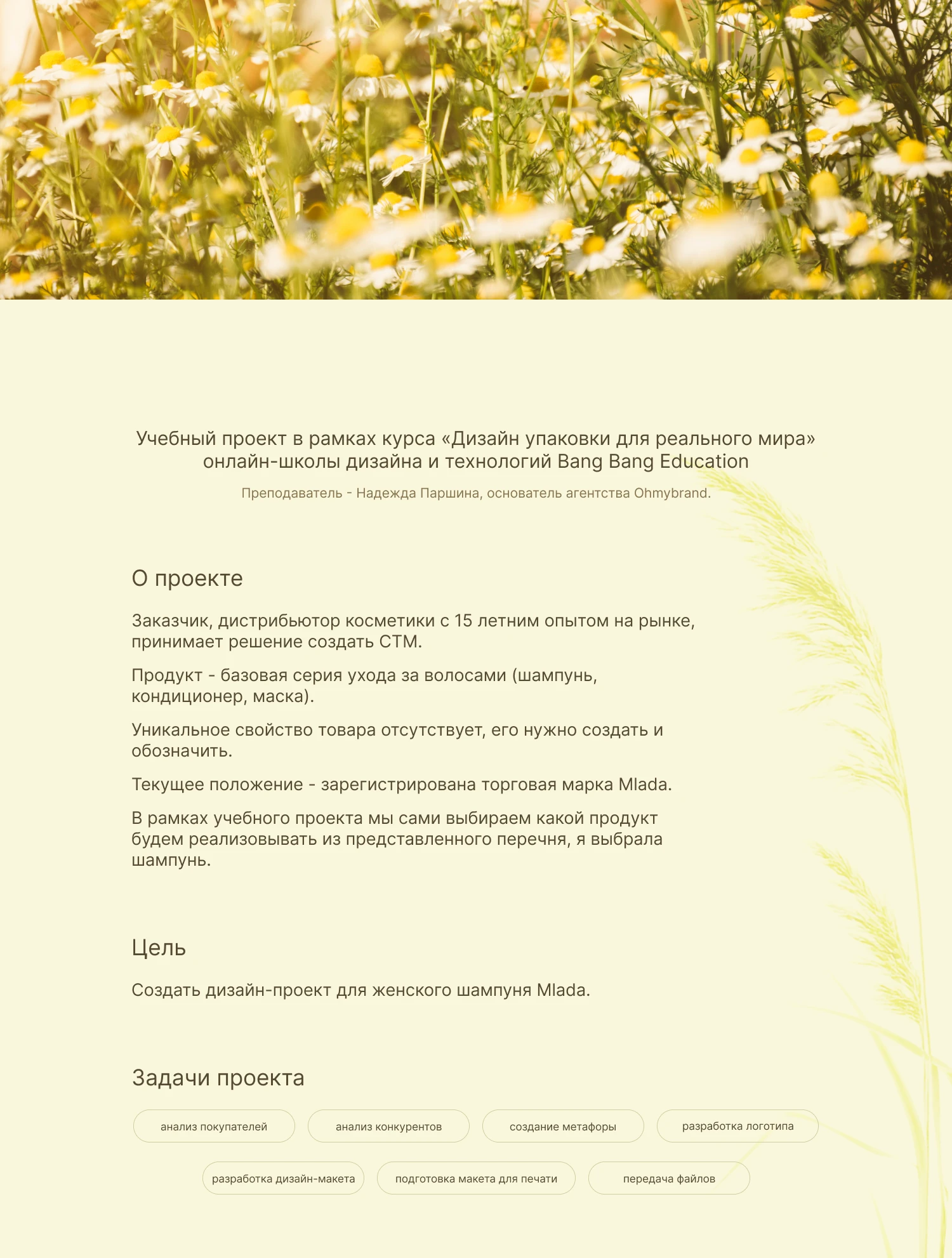 Mlada | Дизайн упаковки | Этикетка | Косметика — Изображение №1 — Брендинг на Dprofile