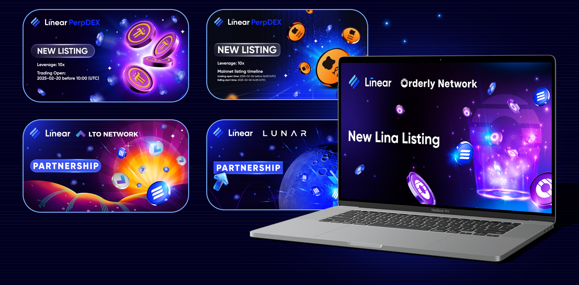 Social Media Design for Linear (DeFi/Crypto) — Изображение №17 — Графика, Маркетинг на Dprofile