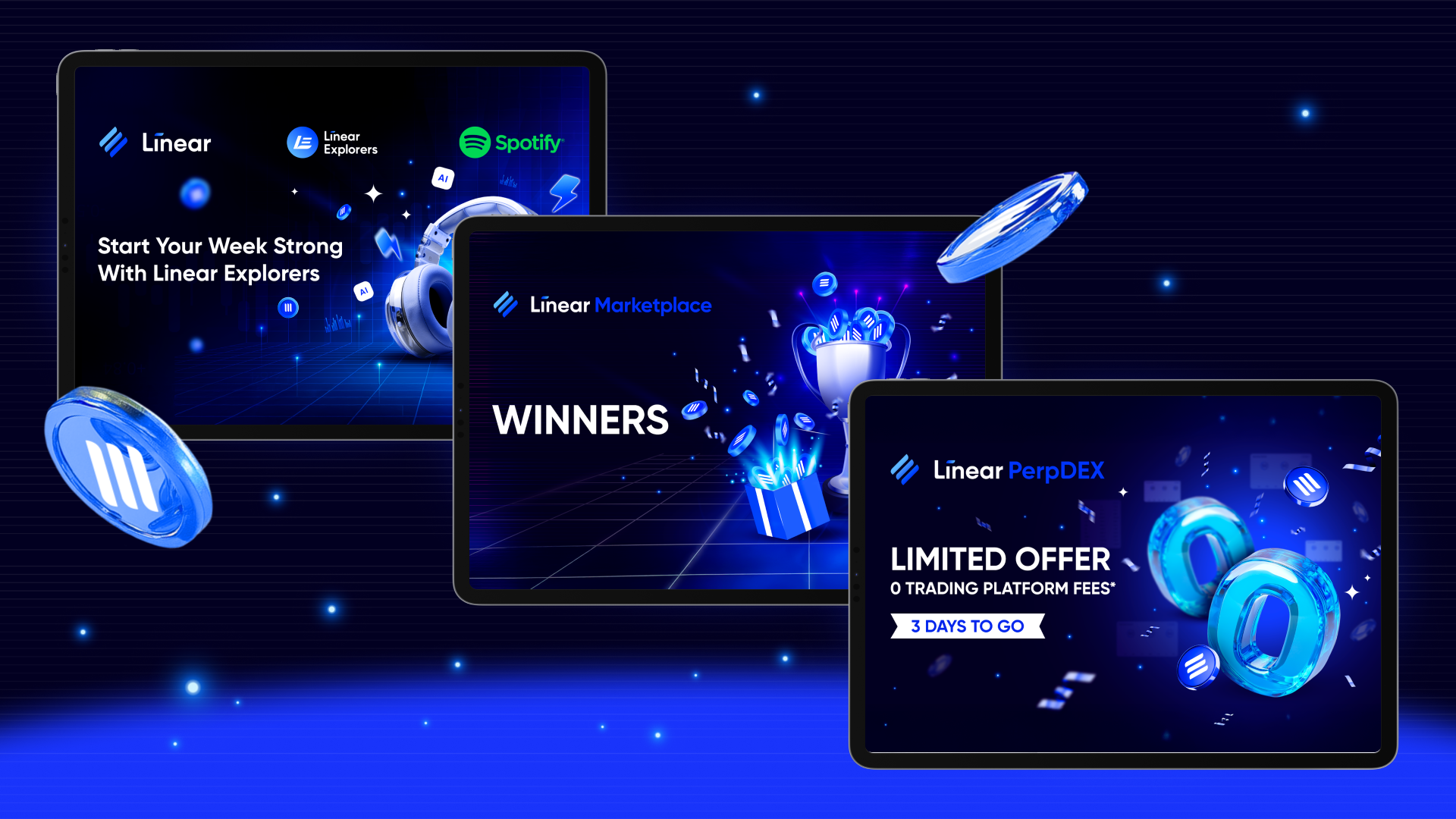 Social Media Design for Linear (DeFi/Crypto) — Изображение №5 — Графика, Маркетинг на Dprofile