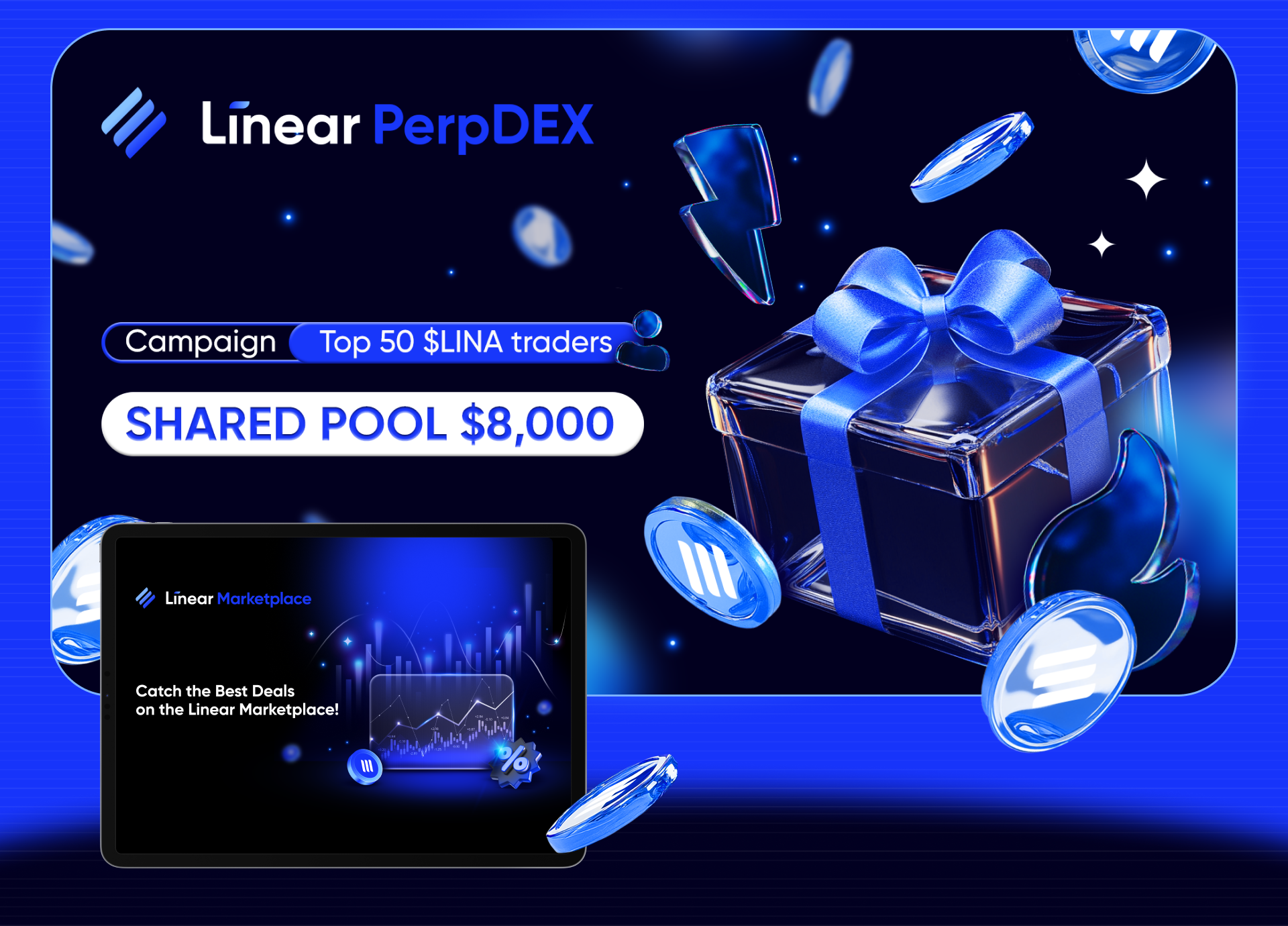 Social Media Design for Linear (DeFi/Crypto) — Изображение №7 — Графика, Маркетинг на Dprofile