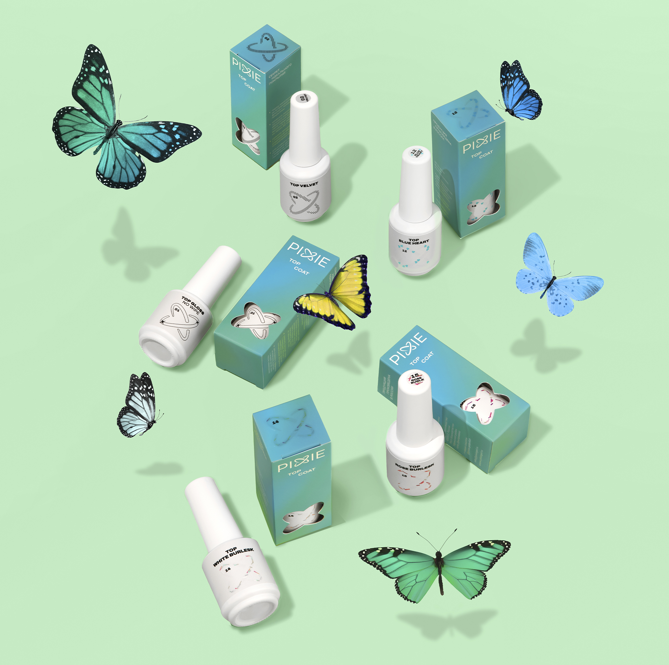 PIXIE | nail care brand — Изображение №10 — Брендинг на Dprofile