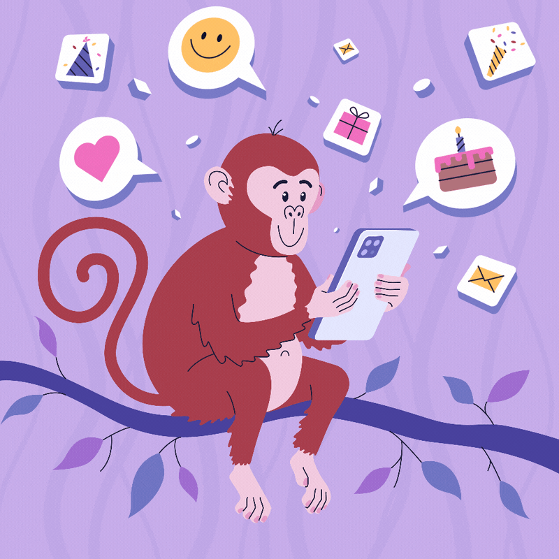 День обезьян — Изображение №2 — Иллюстрация, Анимация на Dprofile