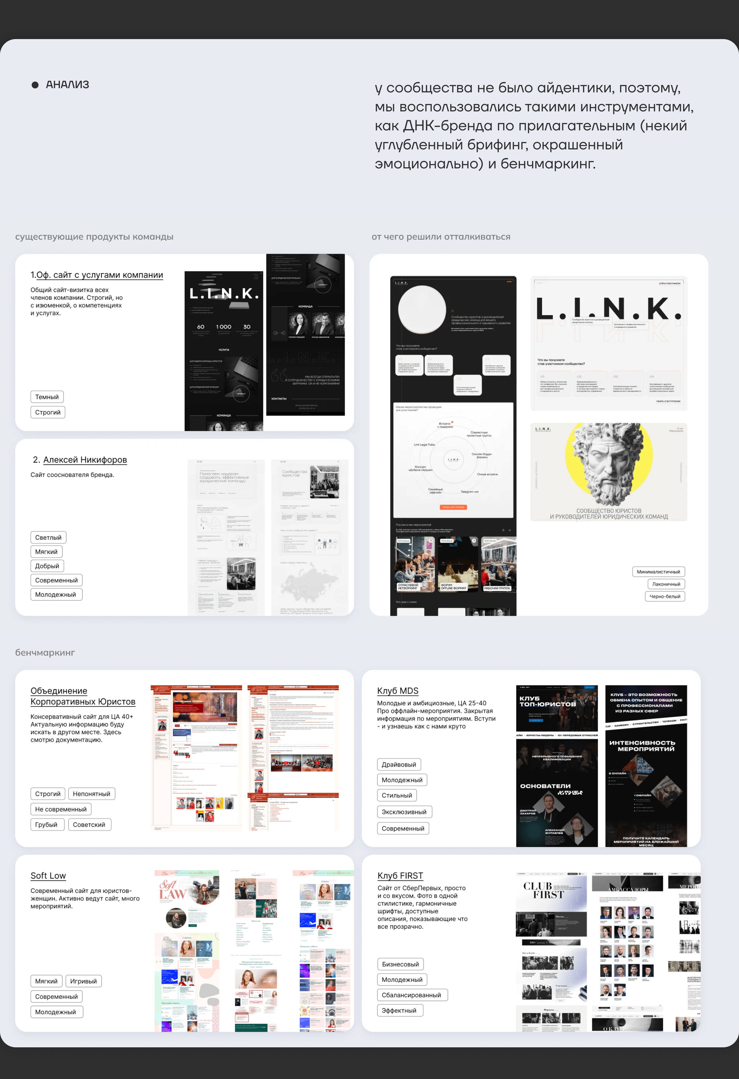 Сайт для коммьюнити юристов L.I.N.K — Изображение №6 — Интерфейсы, Графика на Dprofile