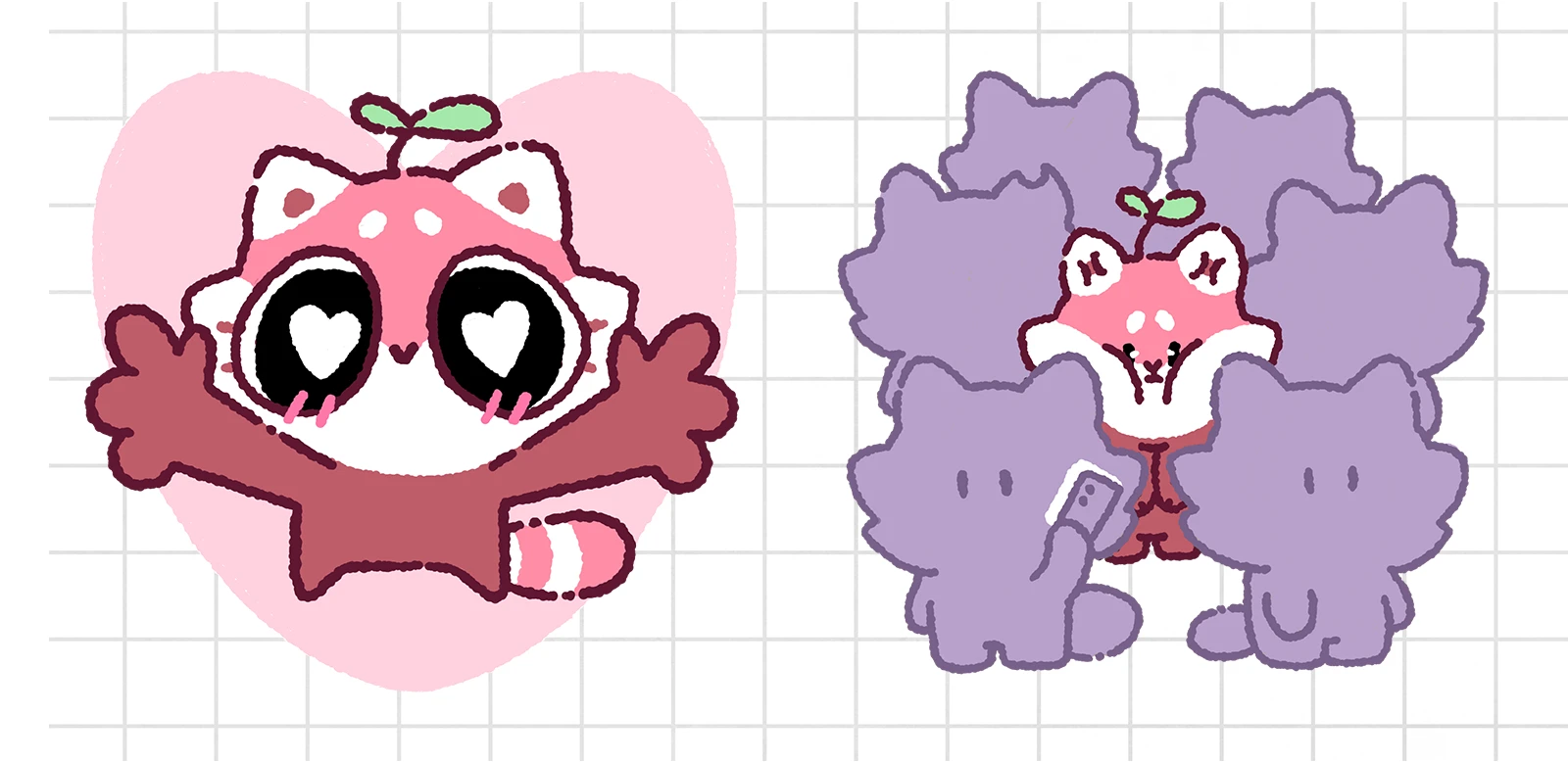 "Чи-Чи" стикерпак для VK — Изображение №7 — Брендинг, Иллюстрация на Dprofile