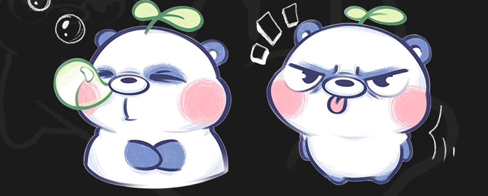 "Бамбулик" стикерпак для VK — Изображение №5 — Брендинг, Иллюстрация на Dprofile