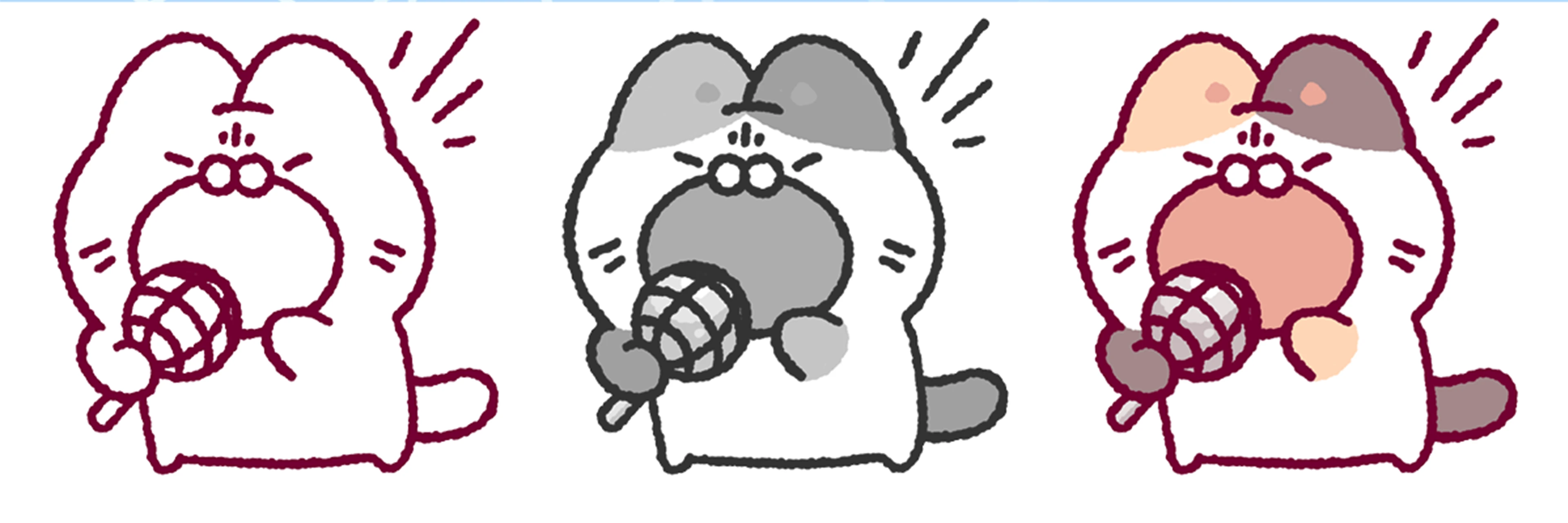 МИЧУ - СТИКЕРПАК ДЛЯ VK — Изображение №2 — Брендинг, Иллюстрация на Dprofile