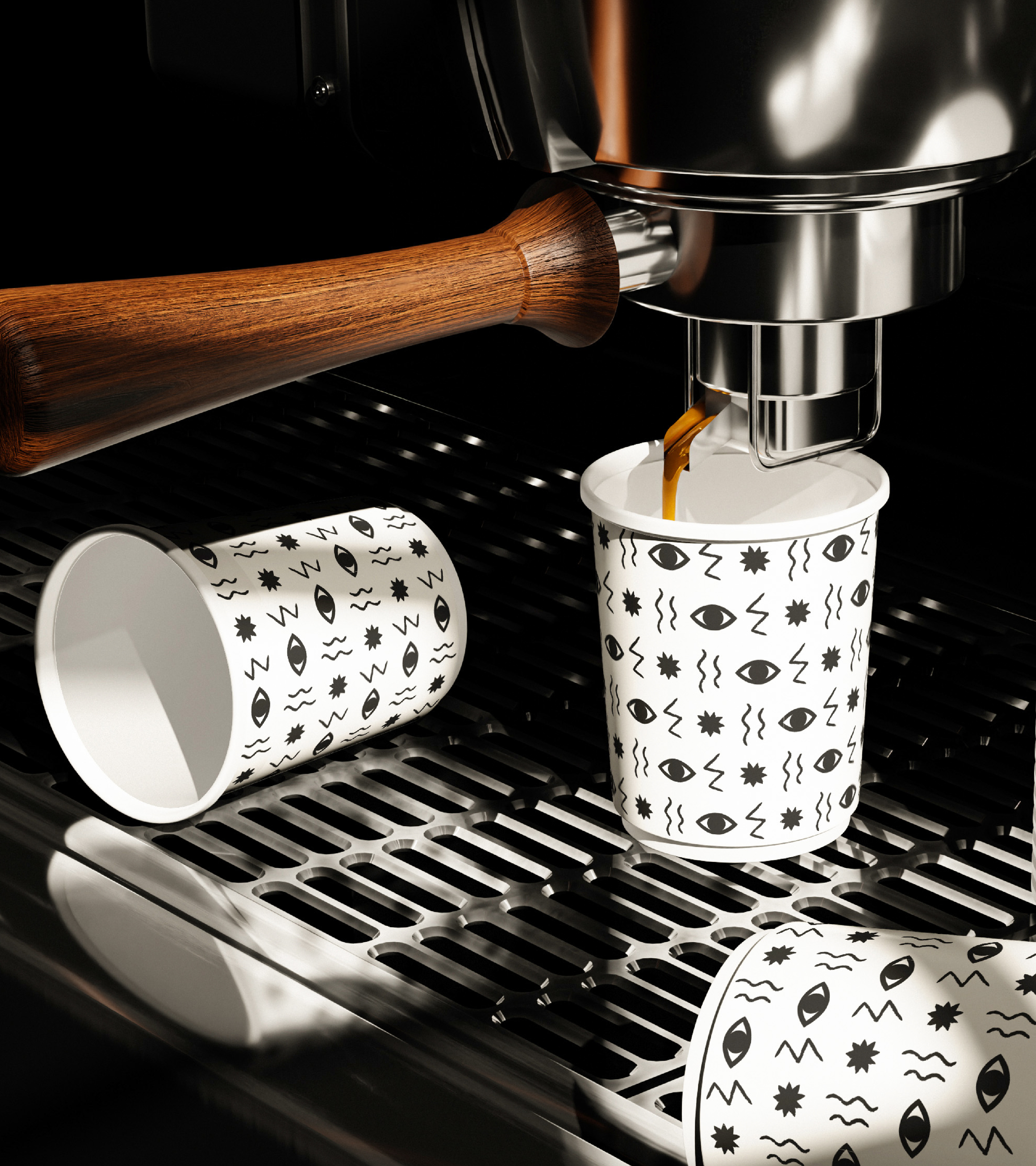 Ребрендинг кофейни Борис Сонный — Изображение №8 — Брендинг на Dprofile