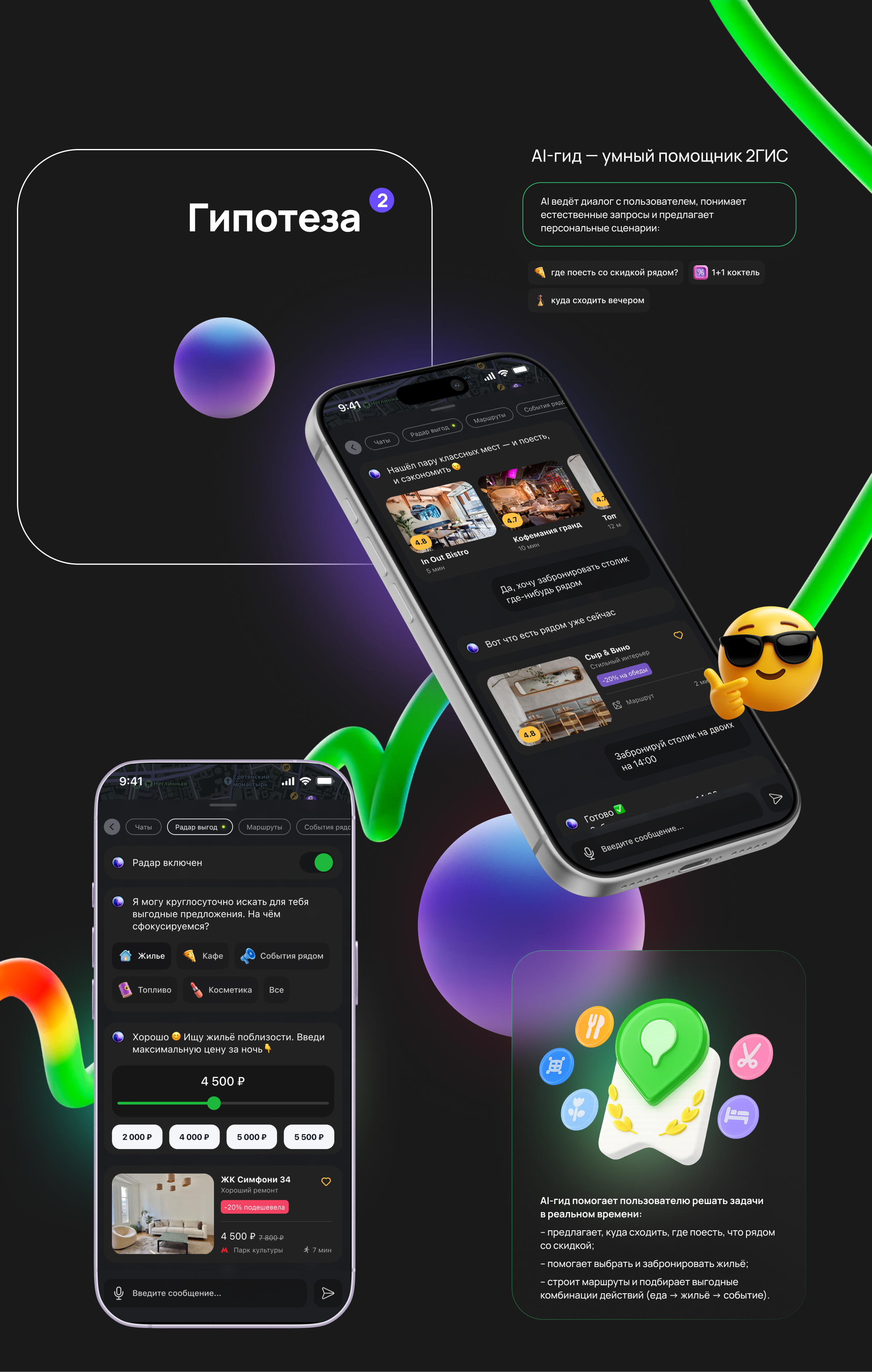 2GIS AI-гид — Изображение №4 — Интерфейсы на Dprofile
