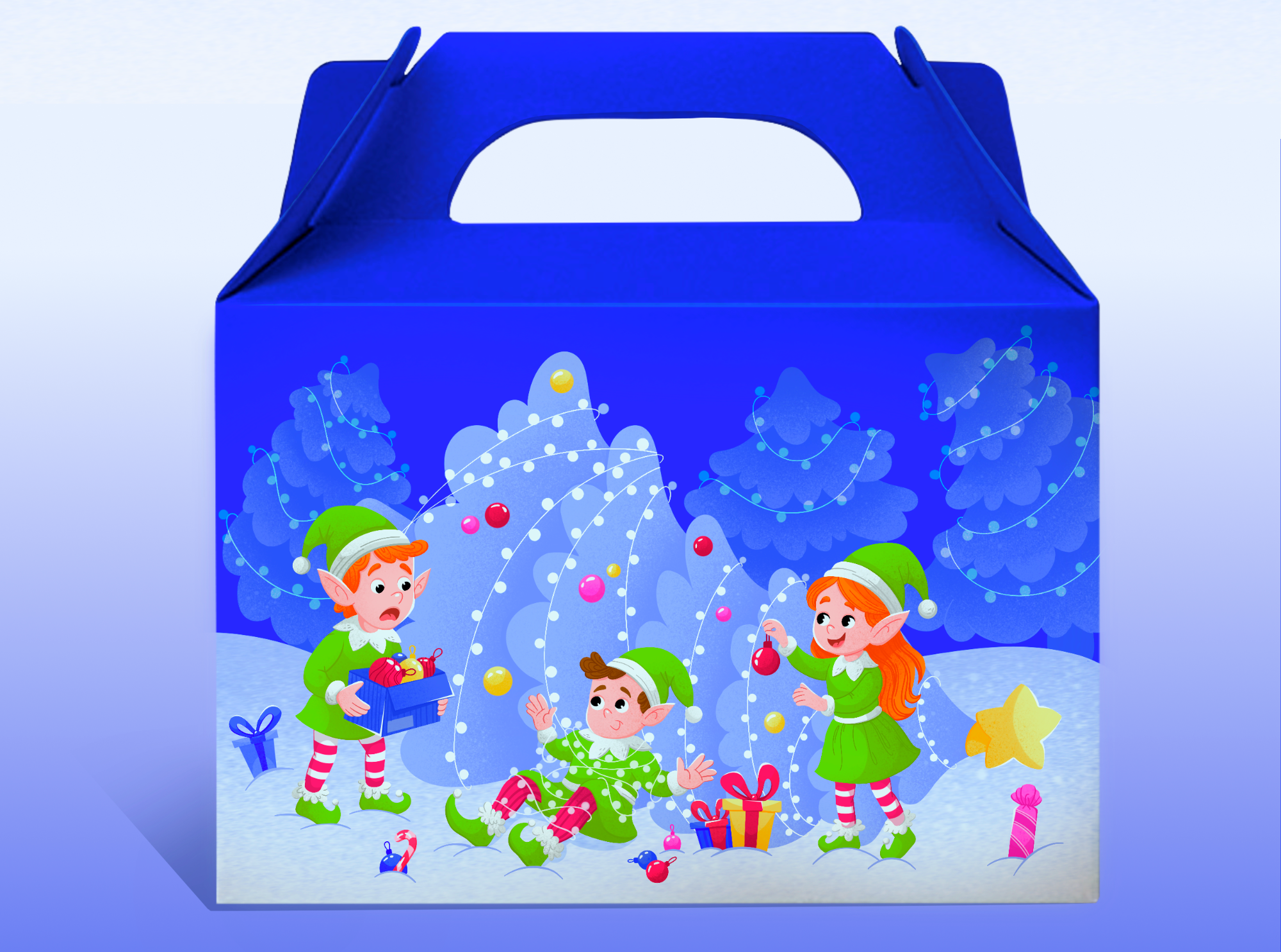 Новогодняя упаковка — Изображение №2 — Иллюстрация на Dprofile