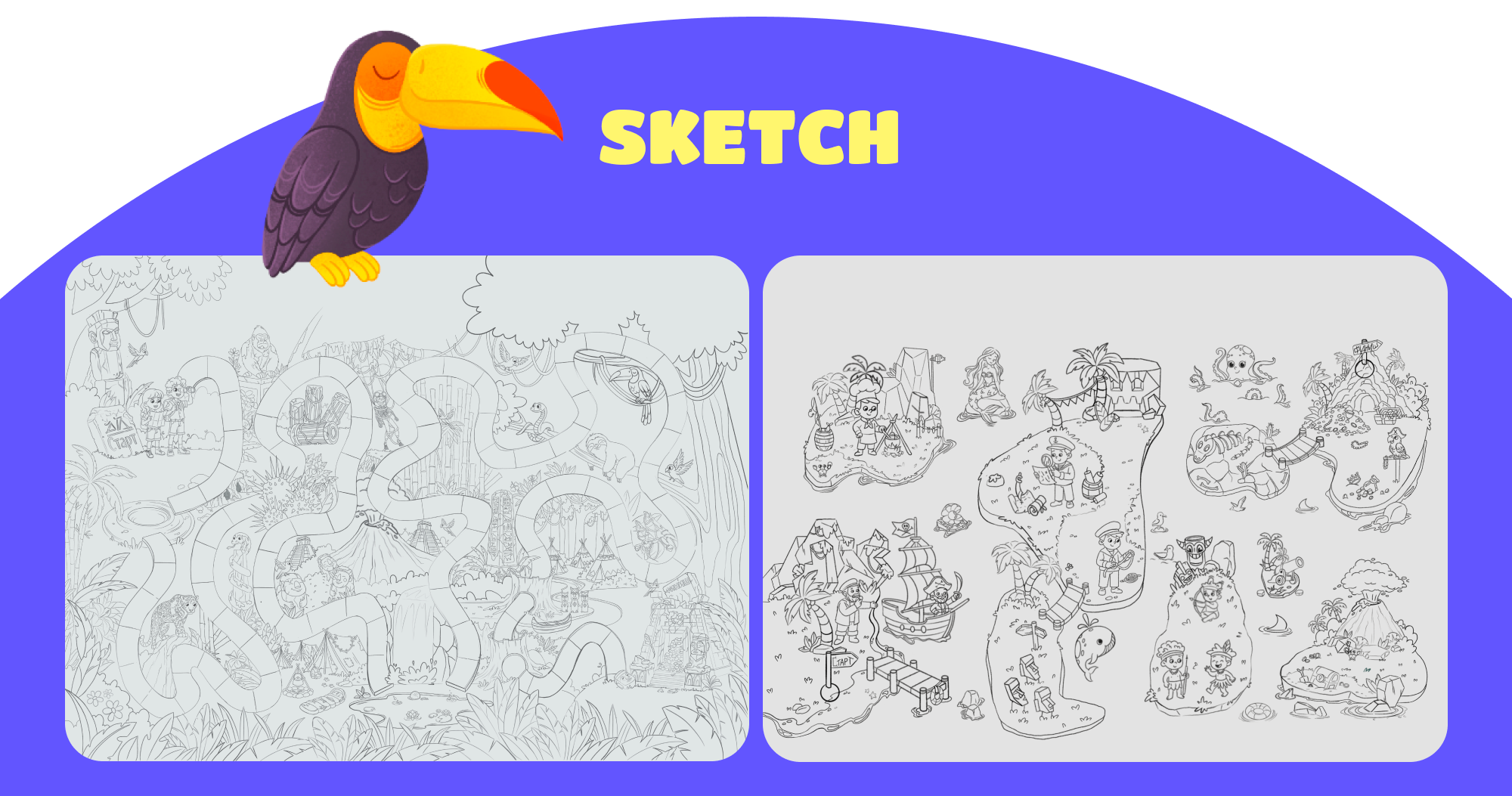 Настольная игры "Остров Сокровищ" — Изображение №3 — Иллюстрация на Dprofile