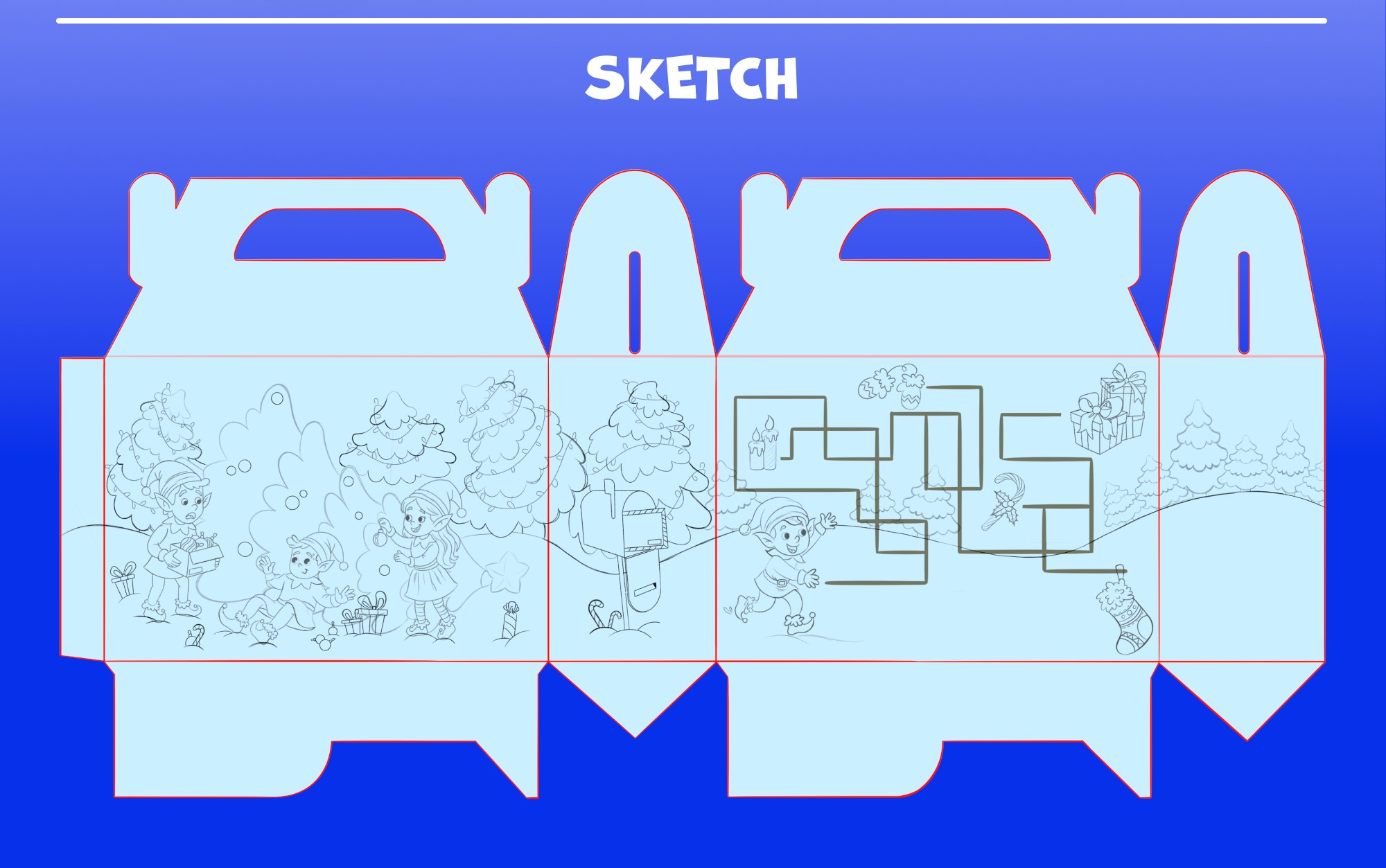Новогодняя упаковка — Изображение №3 — Иллюстрация на Dprofile