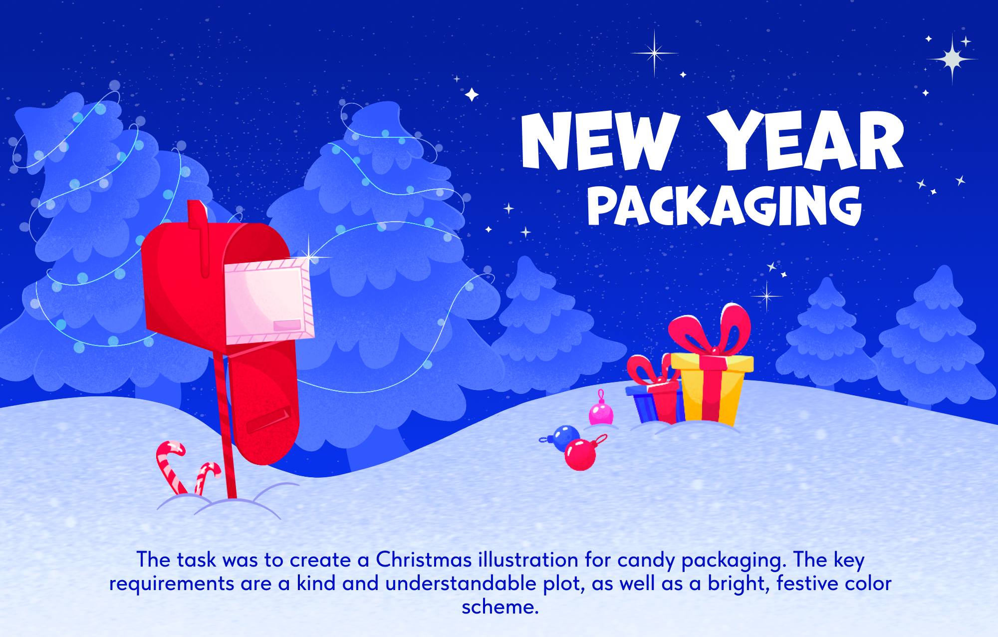 Новогодняя упаковка — Изображение №1 — Иллюстрация на Dprofile