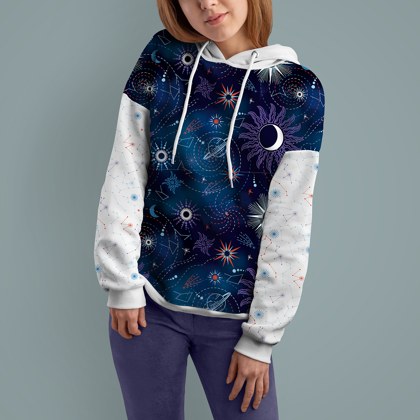 Текстильная коллекция "Космос" для GAMMA — Изображение №10 — Иллюстрация, Графика на Dprofile