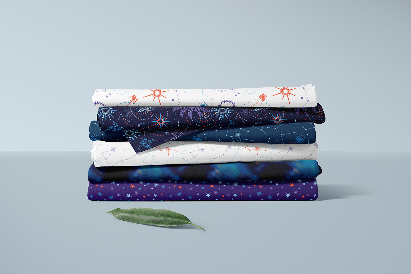 Текстильная коллекция "Космос" для GAMMA — Изображение №6 — Иллюстрация, Графика на Dprofile