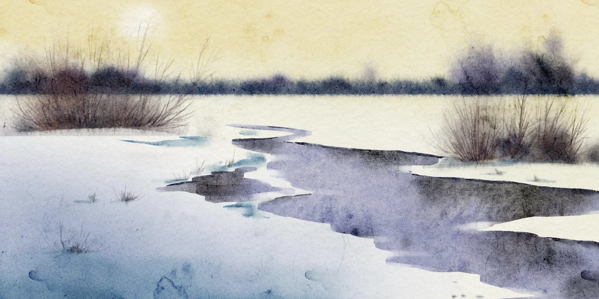 Зимние пейзажи — Изображение №1 — Иллюстрация, Графика на Dprofile