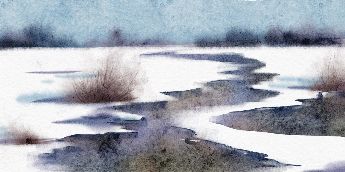 Зимние пейзажи — Изображение №2 — Иллюстрация, Графика на Dprofile