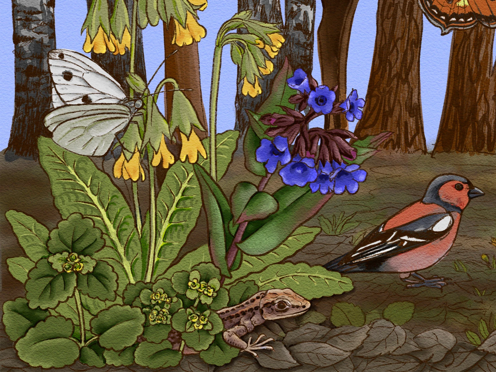 Виммельбух - путешествия божьей коровки — Изображение №5 — Иллюстрация, Графика на Dprofile