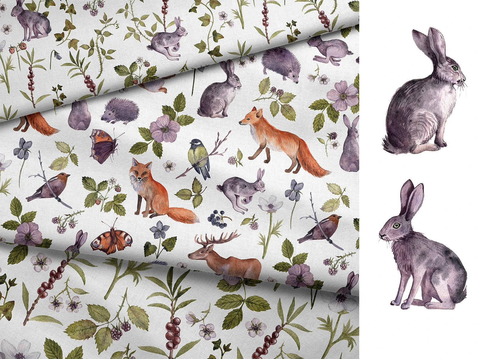 Акварельный лес — Изображение №11 — Иллюстрация, Графика на Dprofile