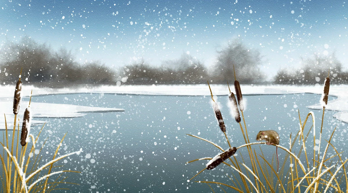 Зимние пейзажи — Изображение №5 — Иллюстрация, Графика на Dprofile