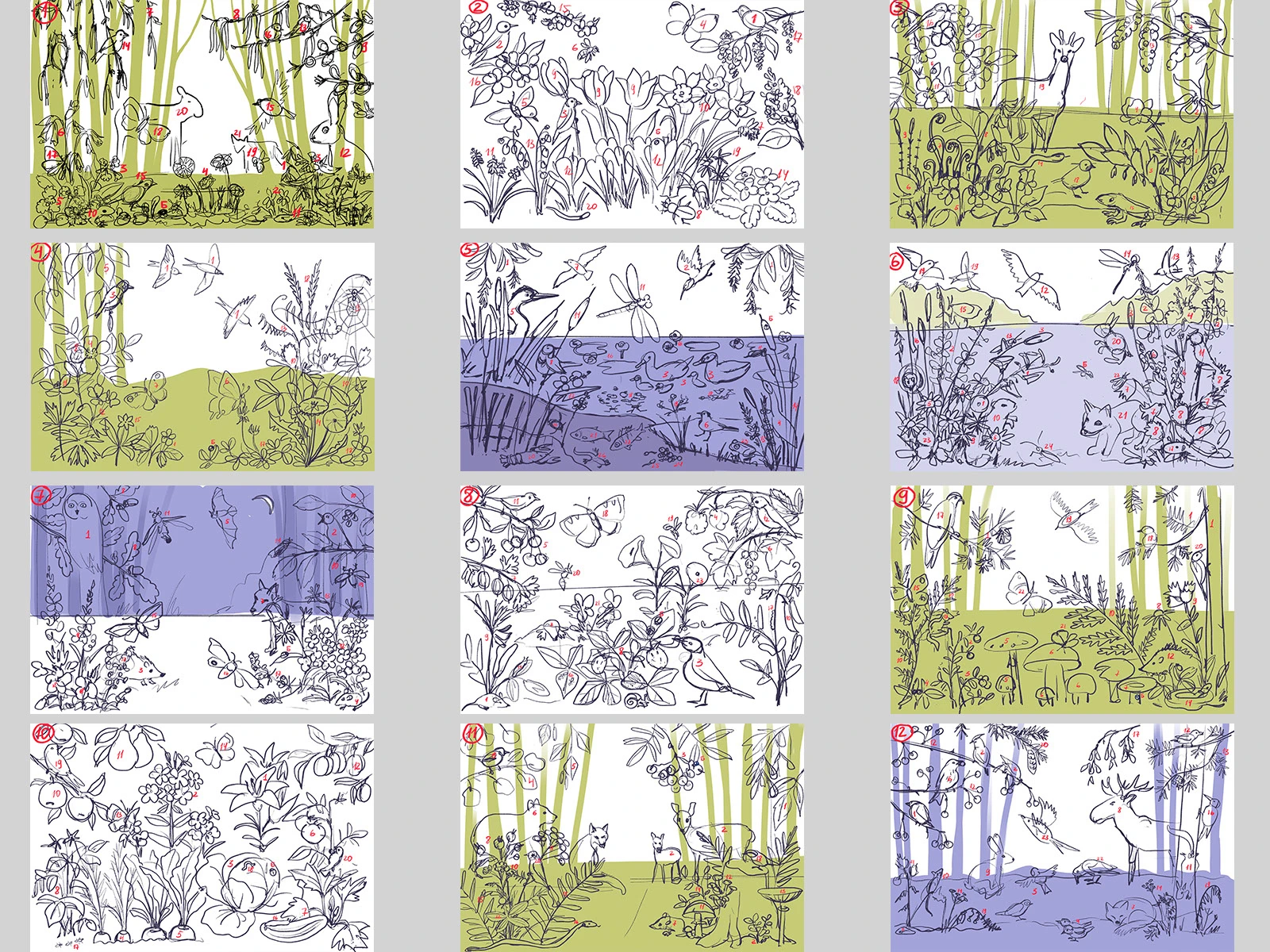 Виммельбух - путешествия божьей коровки — Изображение №3 — Иллюстрация, Графика на Dprofile