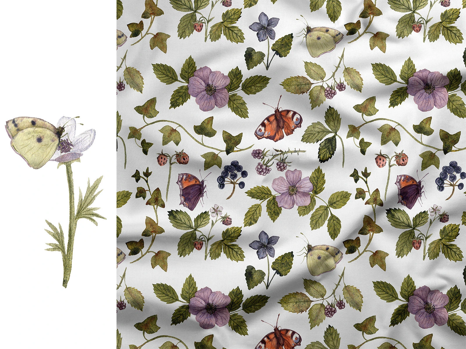 Акварельный лес — Изображение №5 — Иллюстрация, Графика на Dprofile