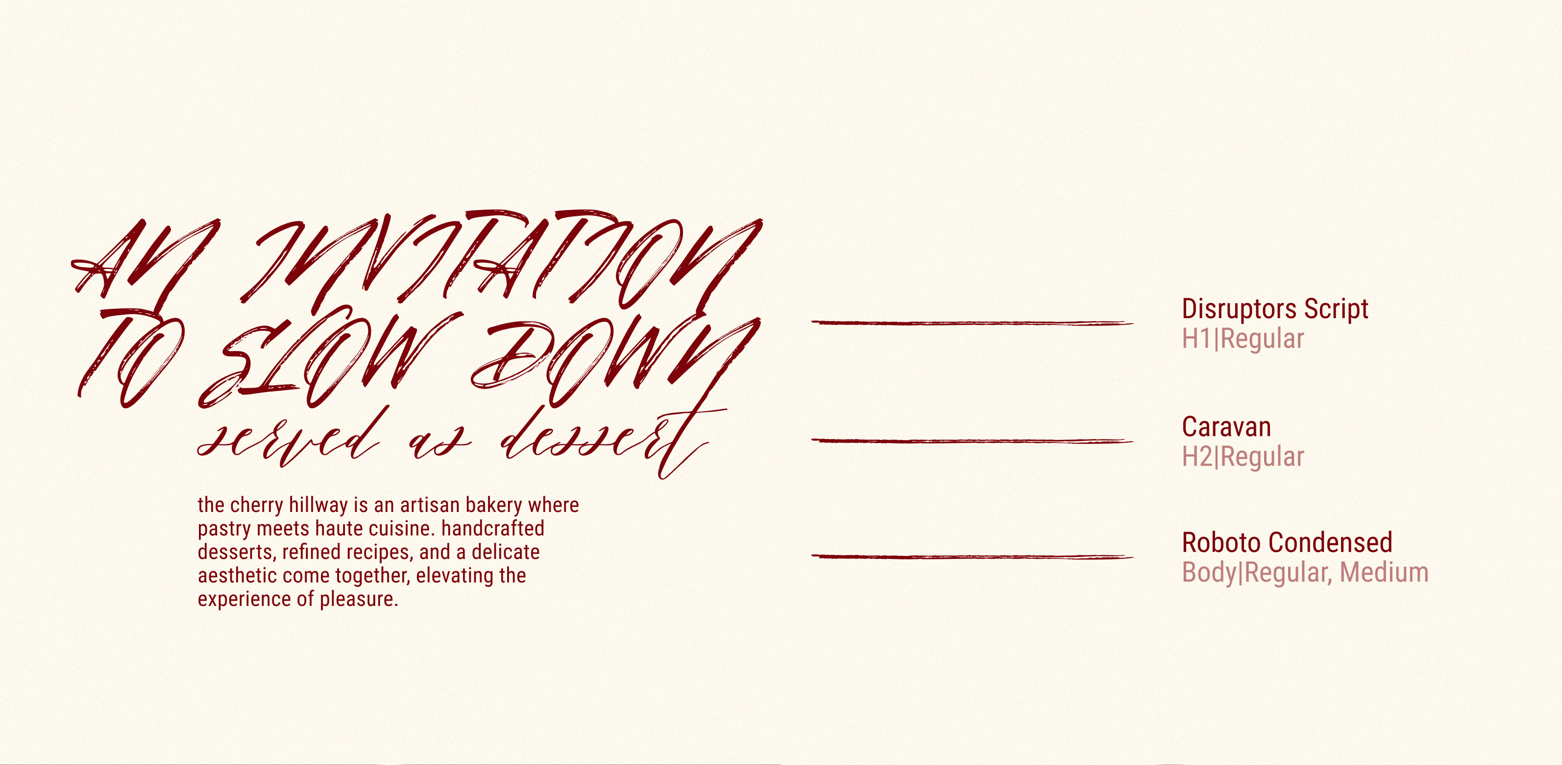 the cherry hillway | айдентика кондитерской — Изображение №8 — Брендинг на Dprofile