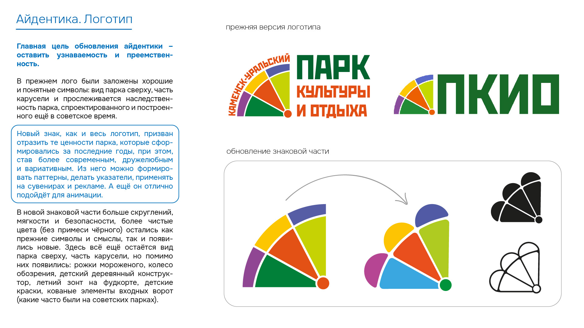 Брендбук Парка культуры и отдыха г. Каменск-Уральский — Изображение №4 — Брендинг, Графика на Dprofile