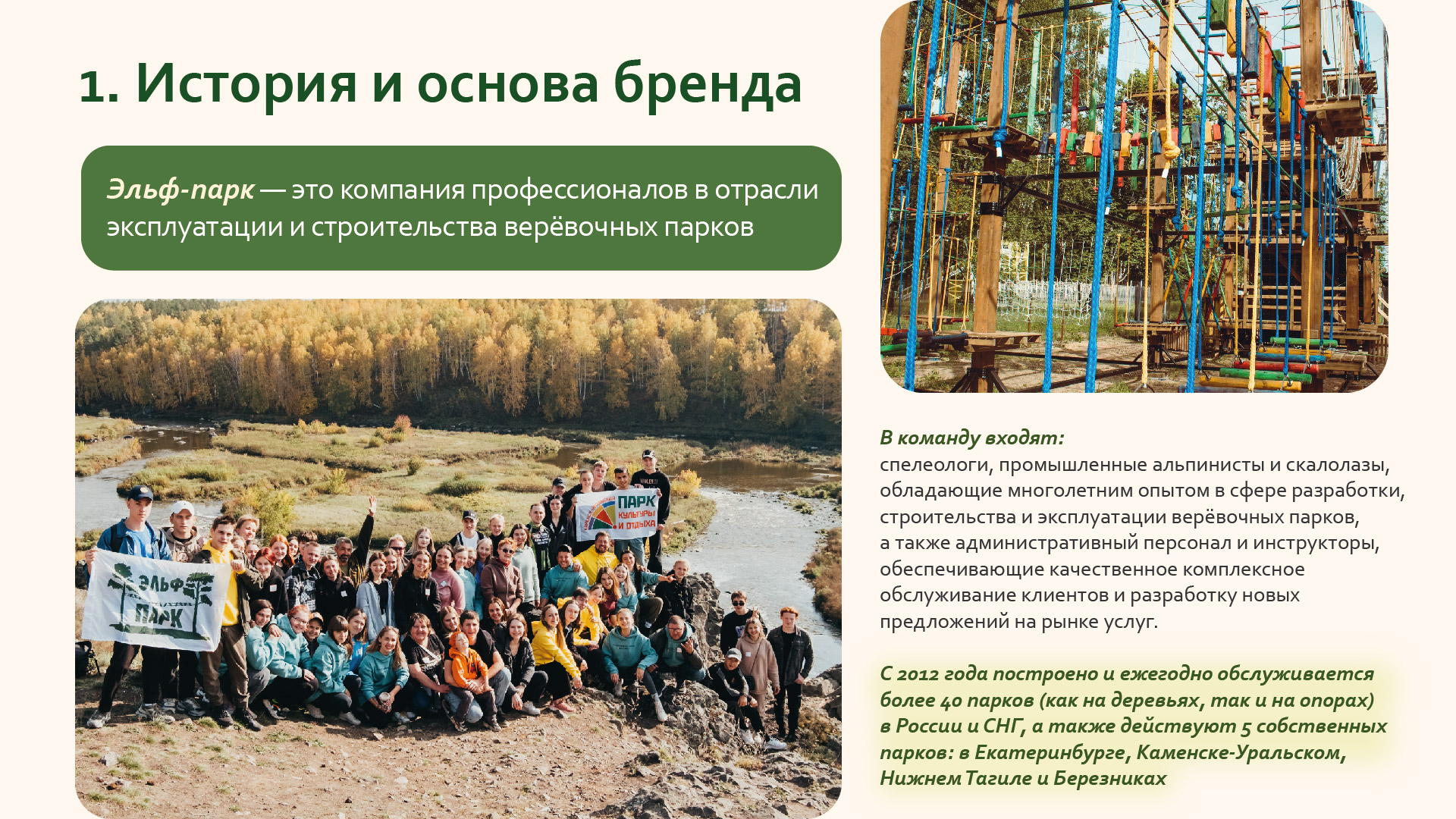 Брендбук сети верёвочных парков "Эльф-парк" — Изображение №3 — Брендинг, Графика на Dprofile