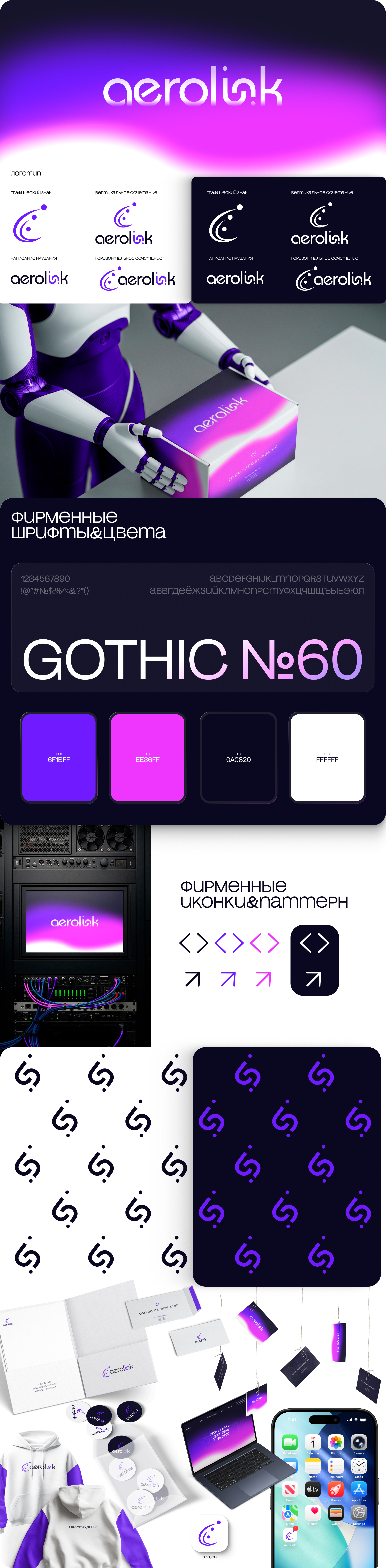 Фирменный стиль компании AEROLINK — Изображение №1 — Брендинг на Dprofile