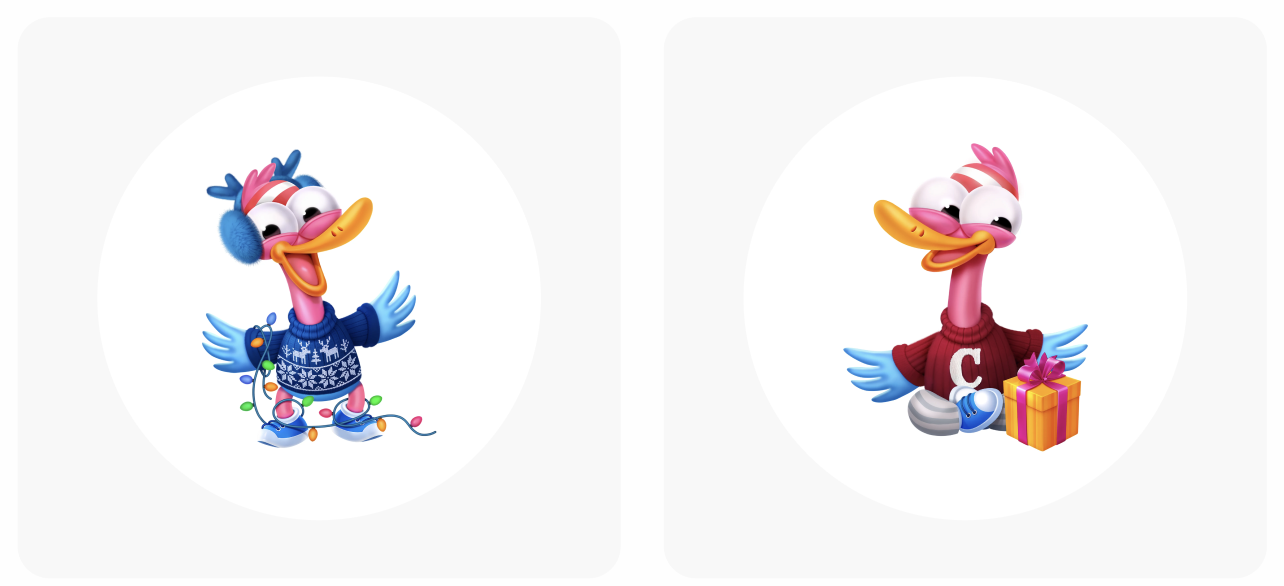 Спецпроект «Зимний сезон». 3D иллюстрации для VK Шаги — Изображение №4 — Иллюстрация на Dprofile