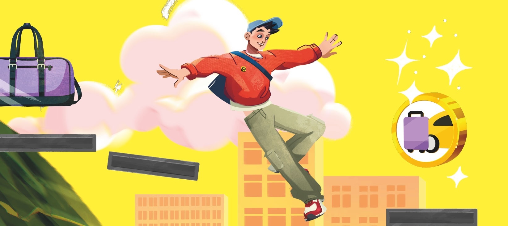 Дизайн и иллюстрация для сервисов Яндекс Go — Изображение №1 — Иллюстрация, Маркетинг на Dprofile