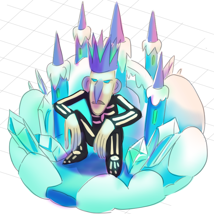 Спецпроект «Зимний сезон». 3D иллюстрации для VK Шаги — Изображение №12 — Иллюстрация на Dprofile