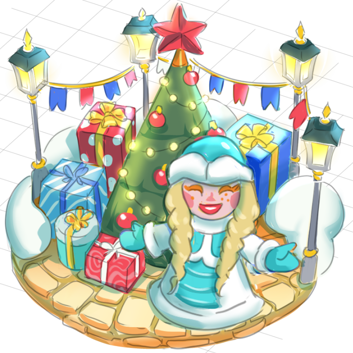 Спецпроект «Зимний сезон». 3D иллюстрации для VK Шаги — Изображение №6 — Иллюстрация на Dprofile