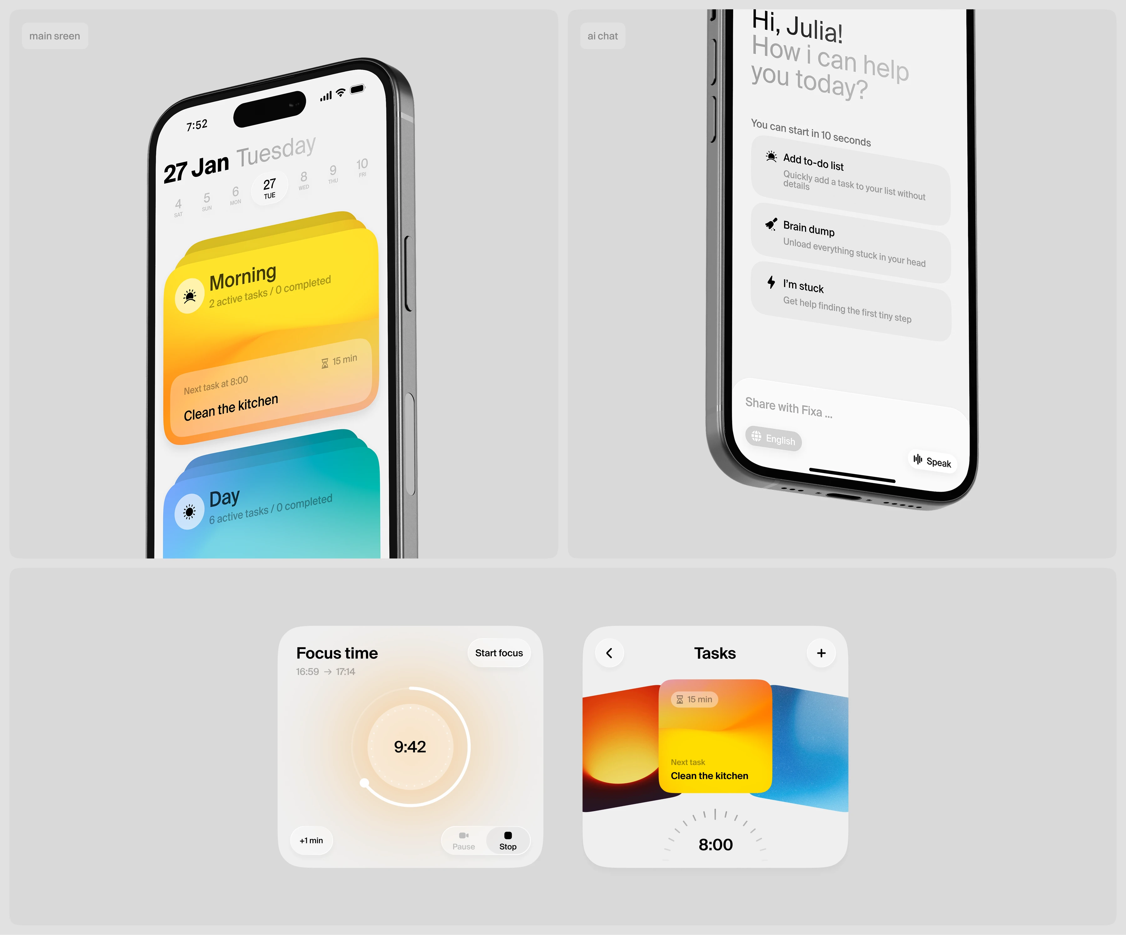 Fixa - UI/UX Design, вебдизайн — Изображение №3 — Интерфейсы на Dprofile
