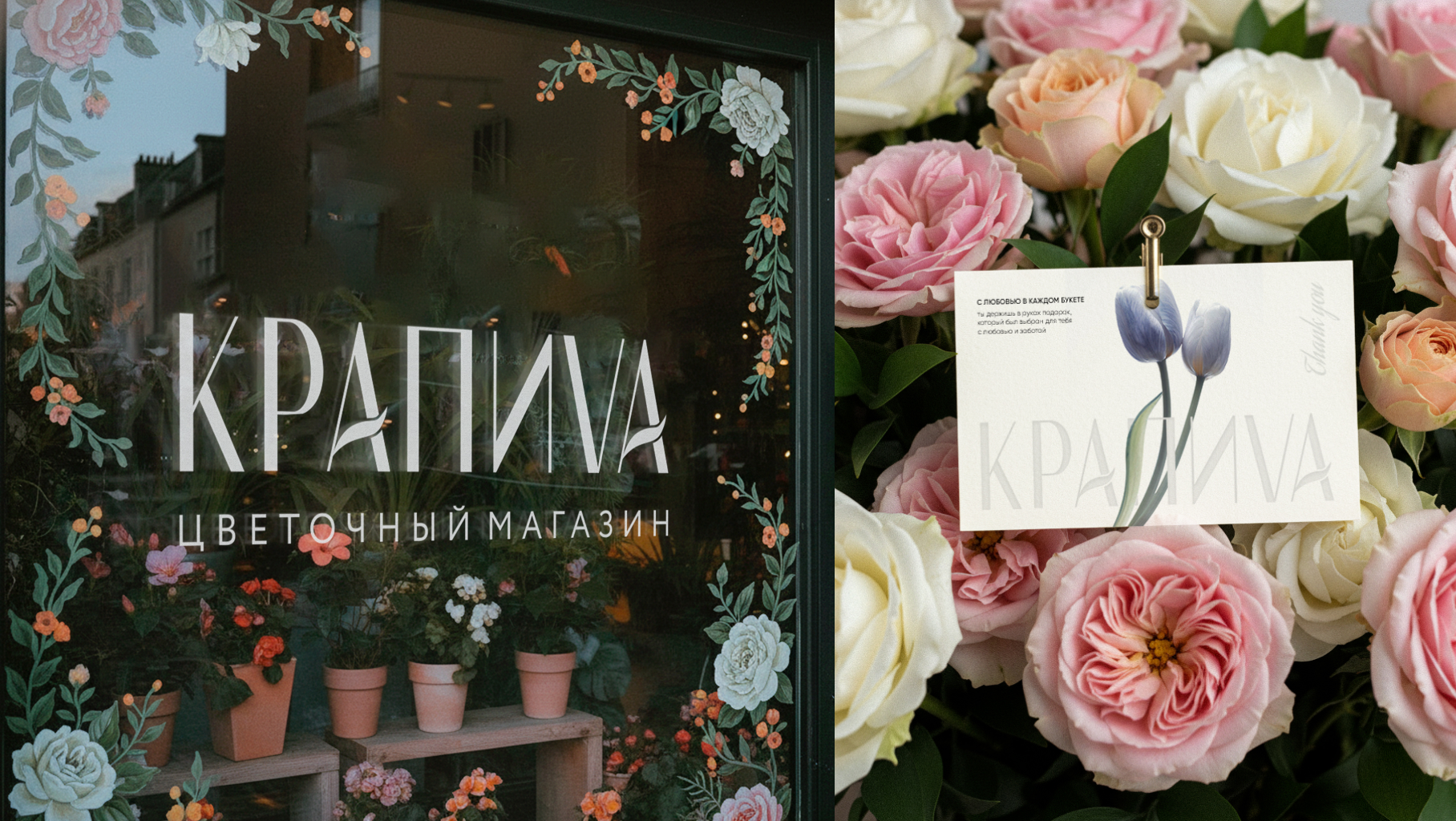 Айдентика для цветочного магазина — Изображение №9 — Брендинг на Dprofile