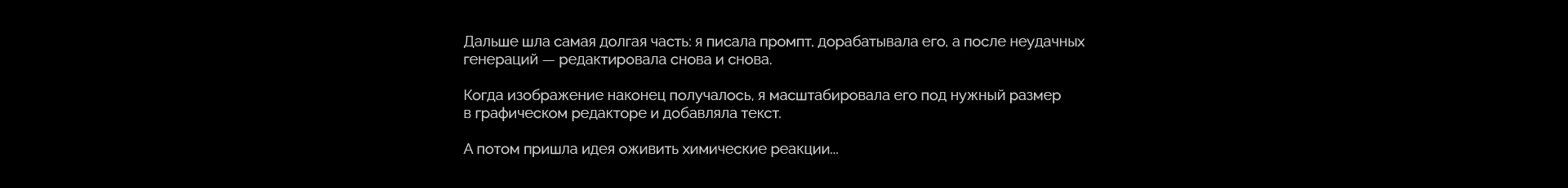 Буквальная химия_БКВЧ_2026 — Изображение №22 — Графика, Нейро на Dprofile