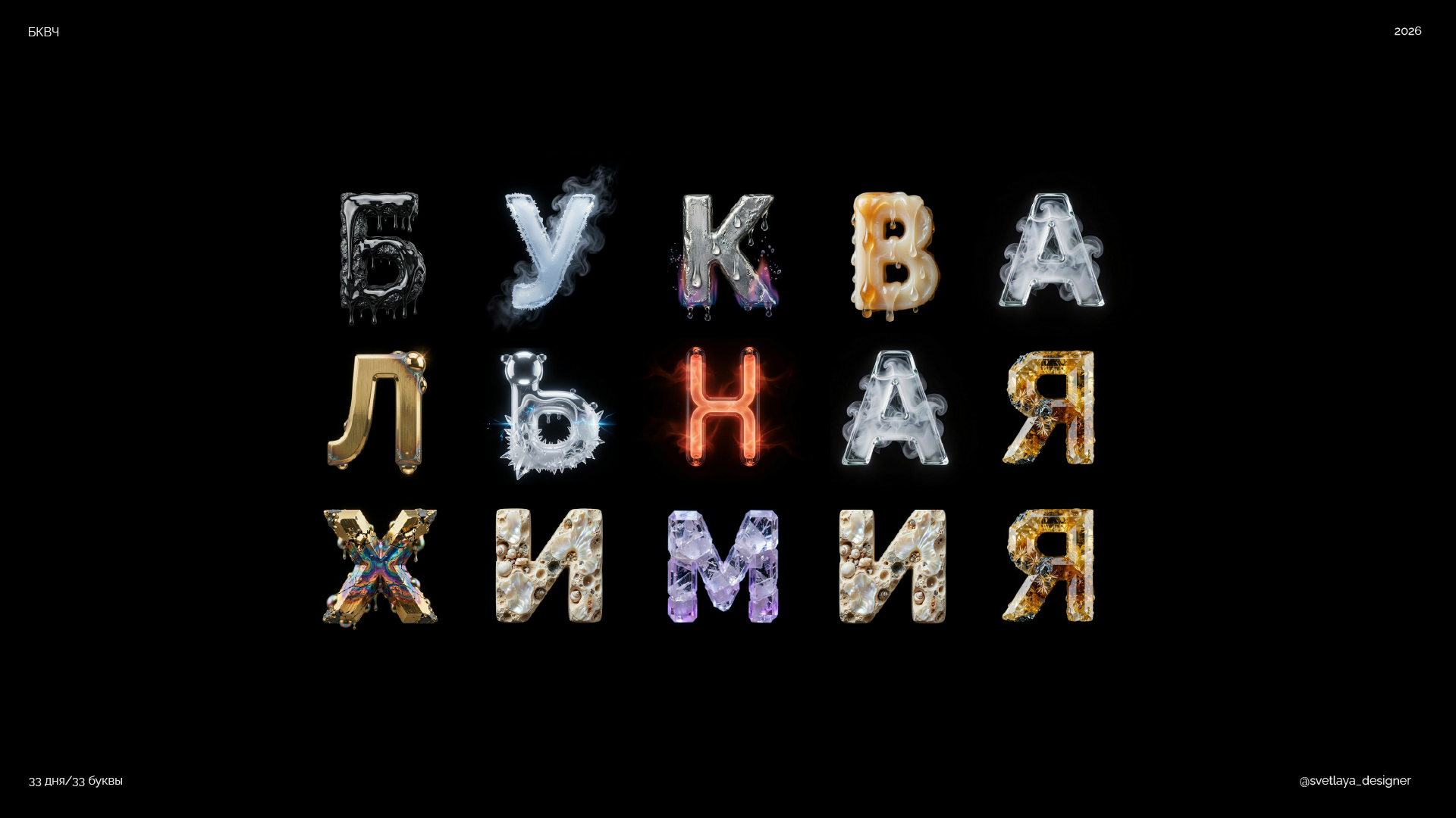 Буквальная химия_БКВЧ_2026 — Изображение №1 — Графика, Нейро на Dprofile