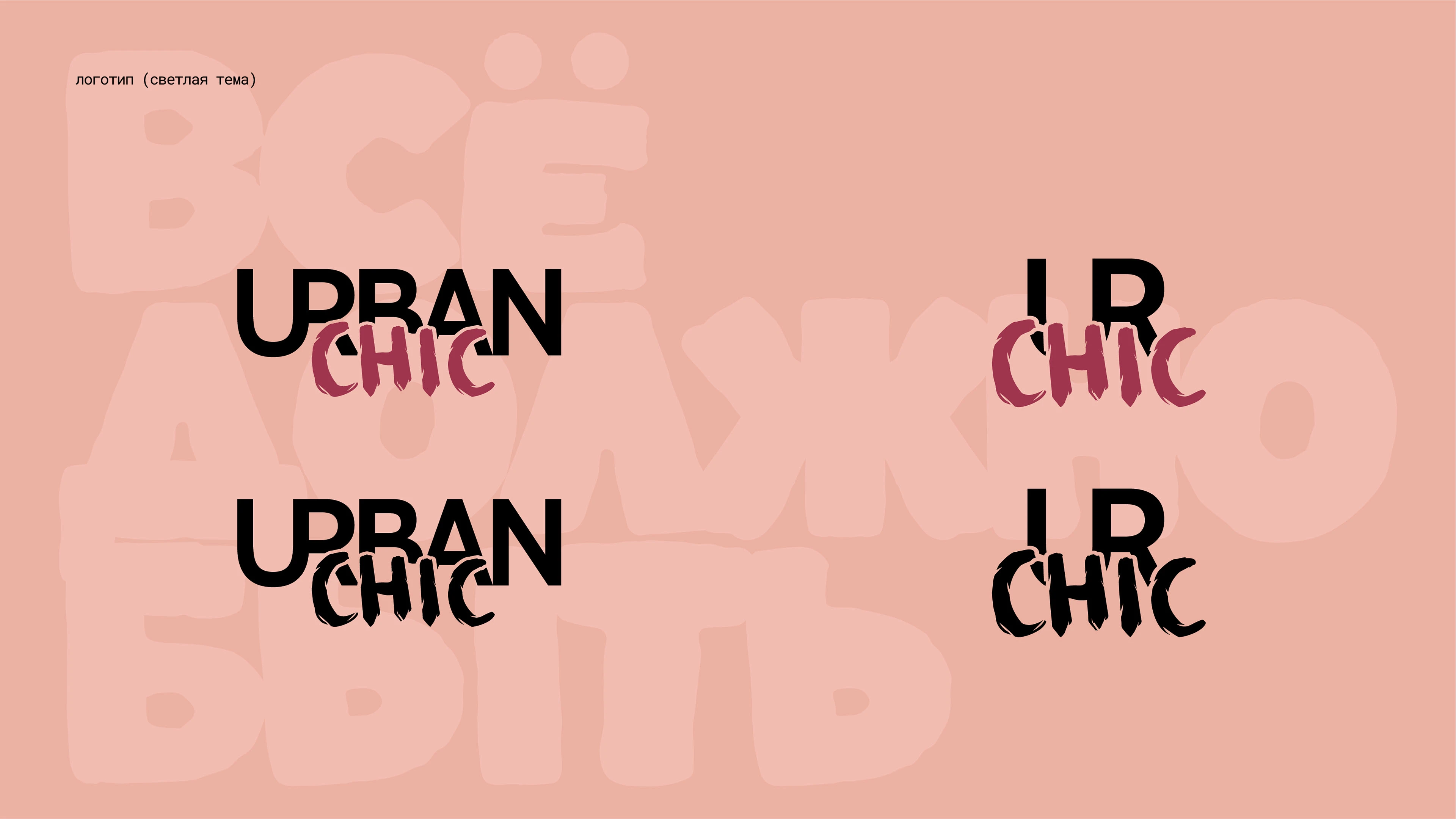 Фирменный стиль для магазина одежlы "Urban Chic" — Изображение №5 — Брендинг, Графика на Dprofile