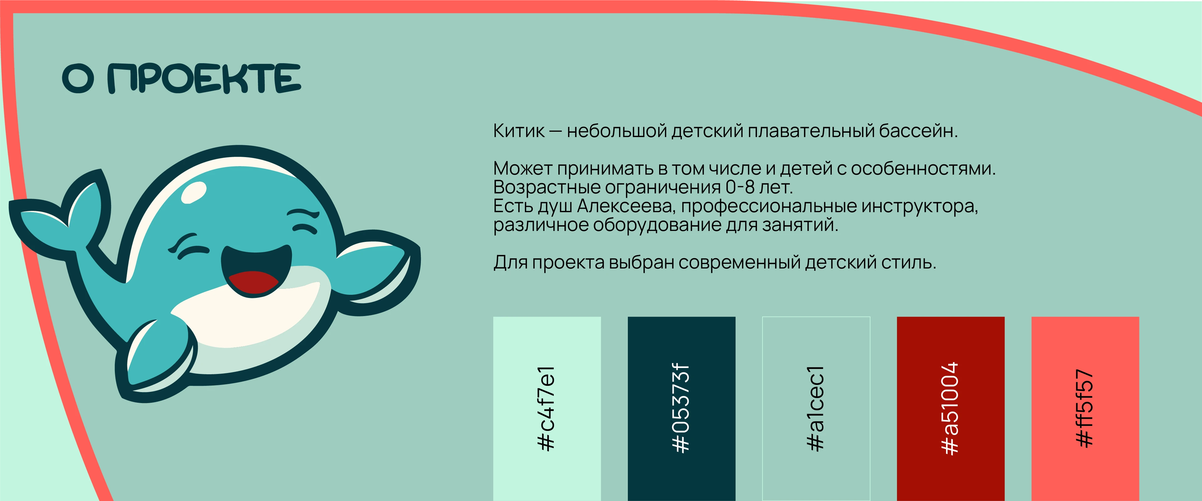 Фирменный стиль "Китик" Детский бассейн — Изображение №2 — Брендинг, Иллюстрация на Dprofile