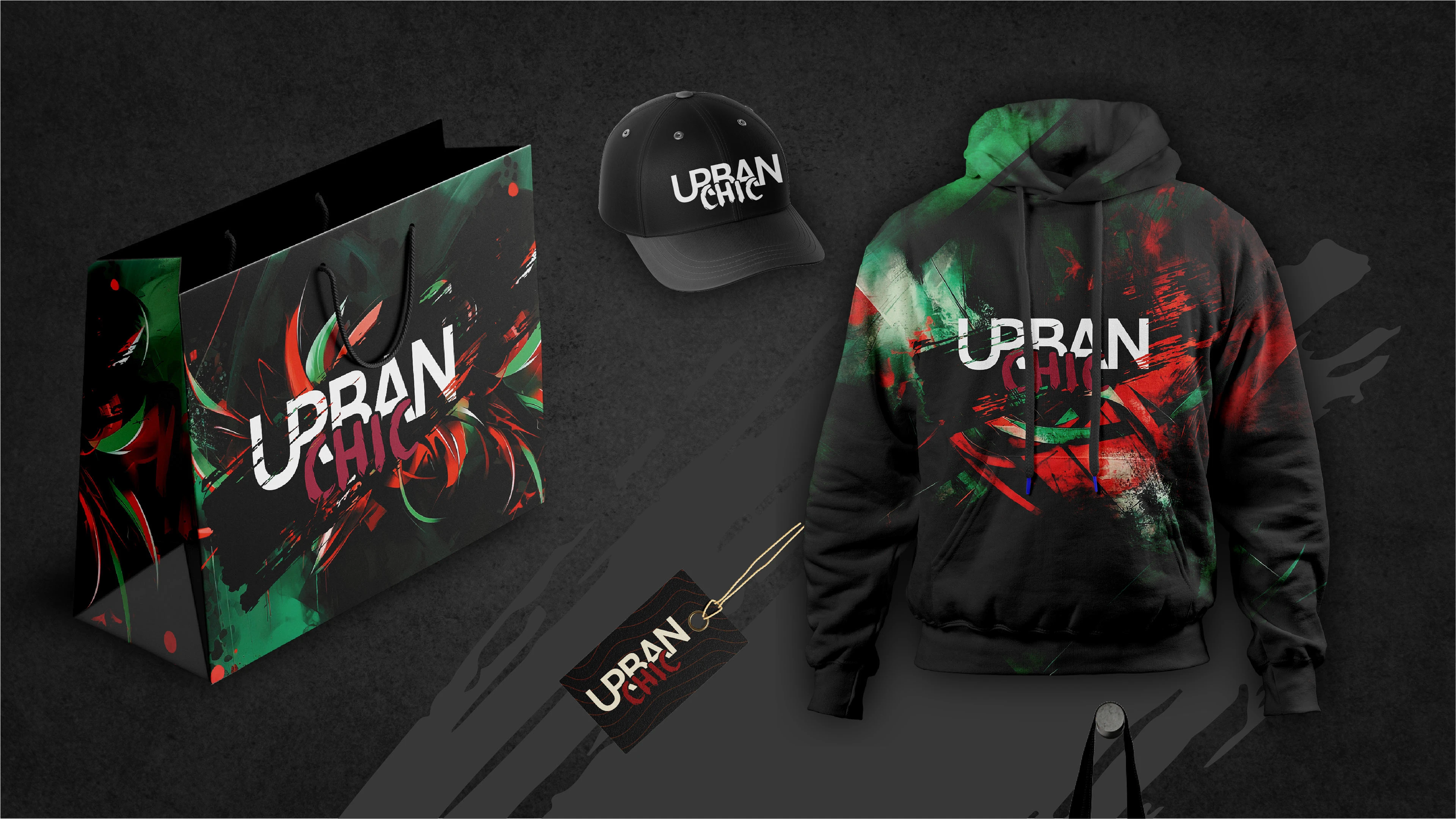 Фирменный стиль для магазина одежlы "Urban Chic" — Изображение №14 — Брендинг, Графика на Dprofile