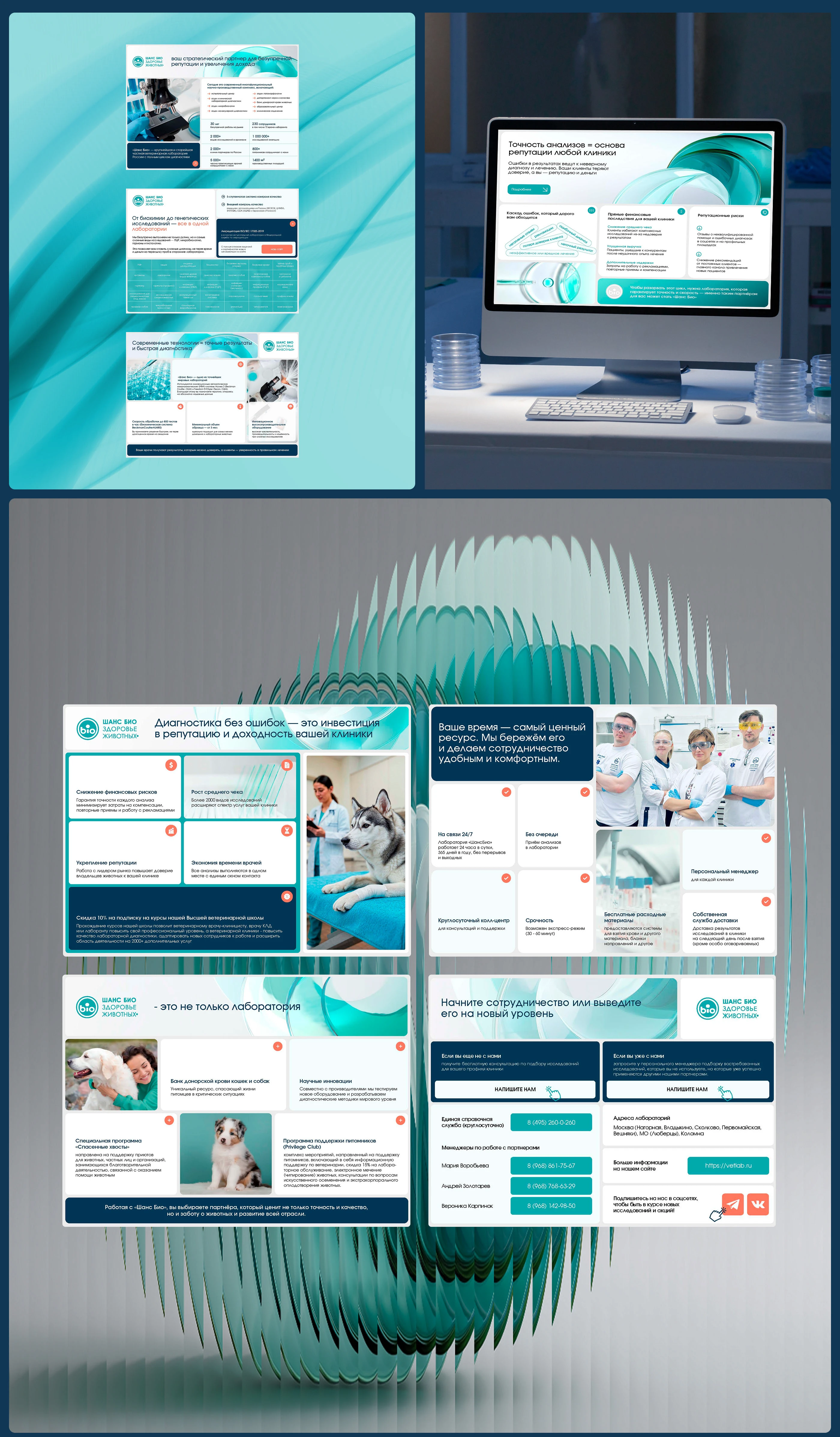 Презентация ветеринарной лаборатории — Изображение №6 — Графика, Маркетинг на Dprofile