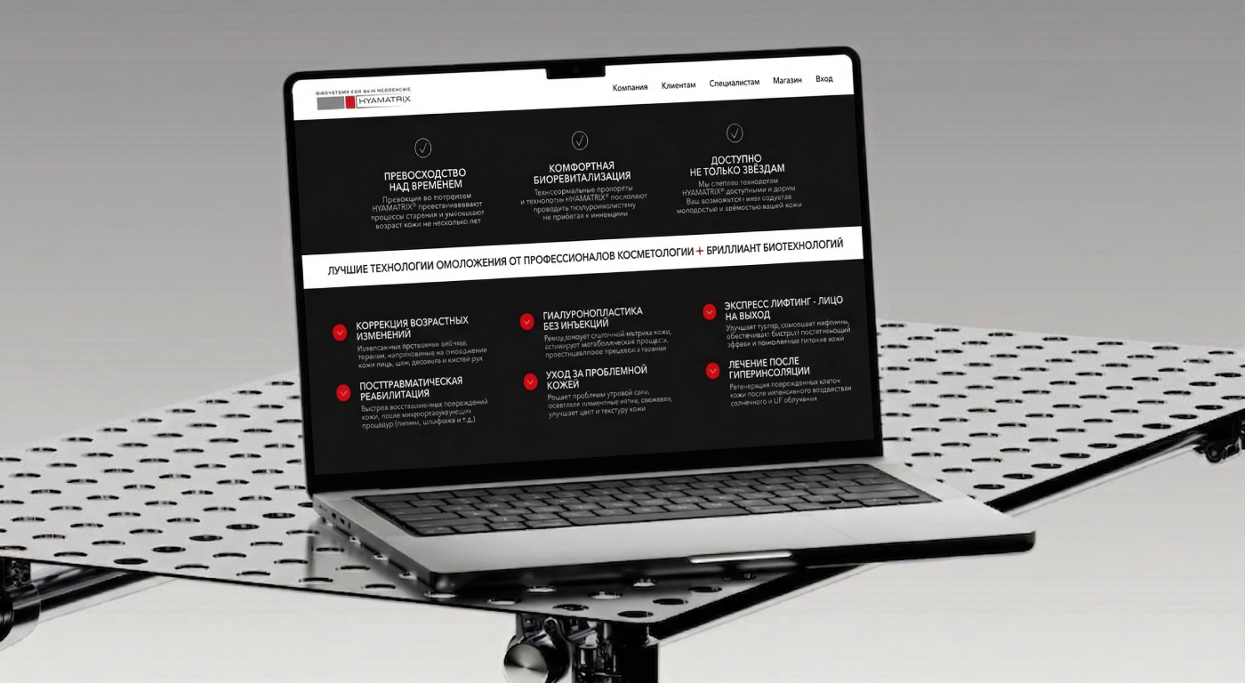 LANDING DESIGN FOR HYAMATRIX — Изображение №11 — Интерфейсы на Dprofile