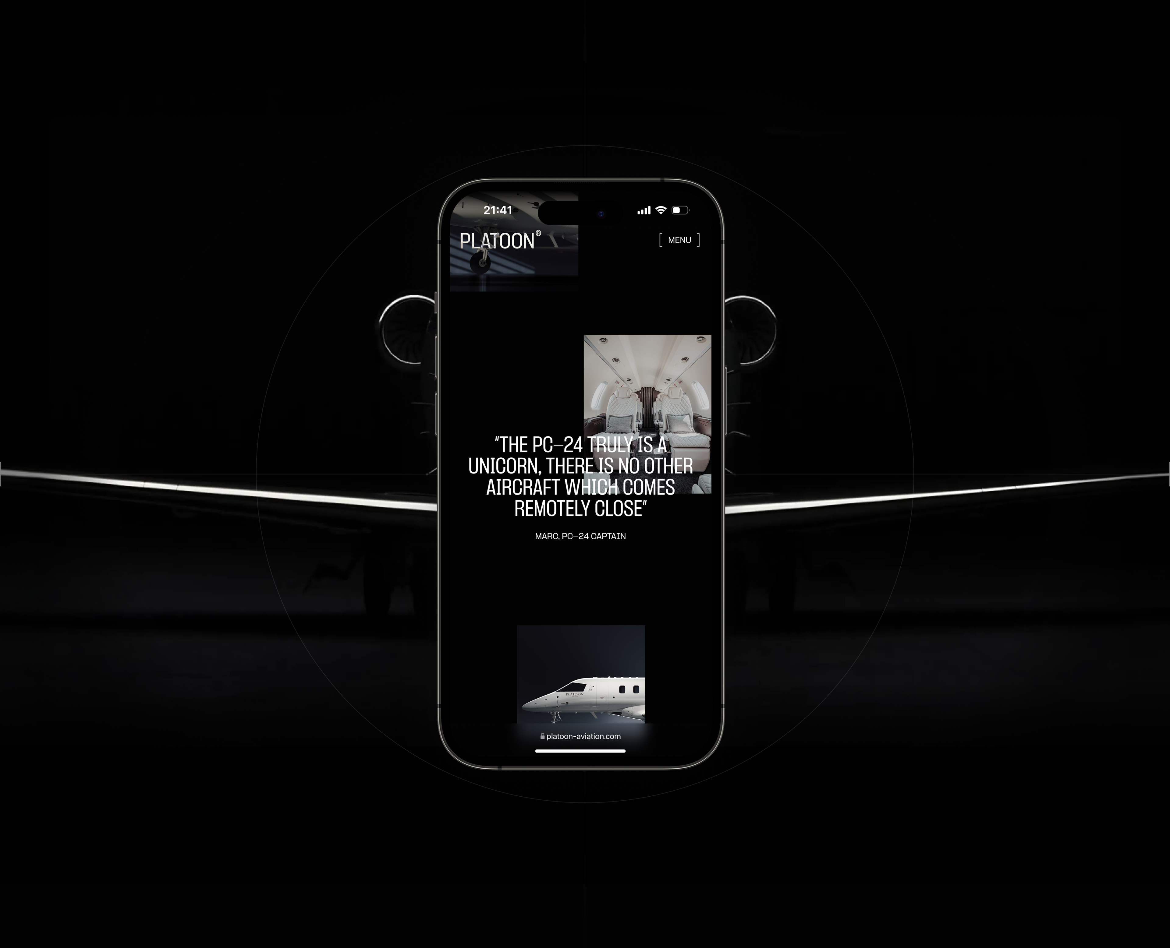PLATOON AVIATION® | web. & branding на Dprofile