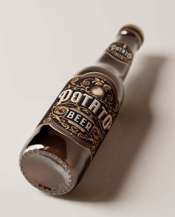 Разработка этикетки крафтового картофельного пива — Изображение №11 — Брендинг, Иллюстрация на Dprofile